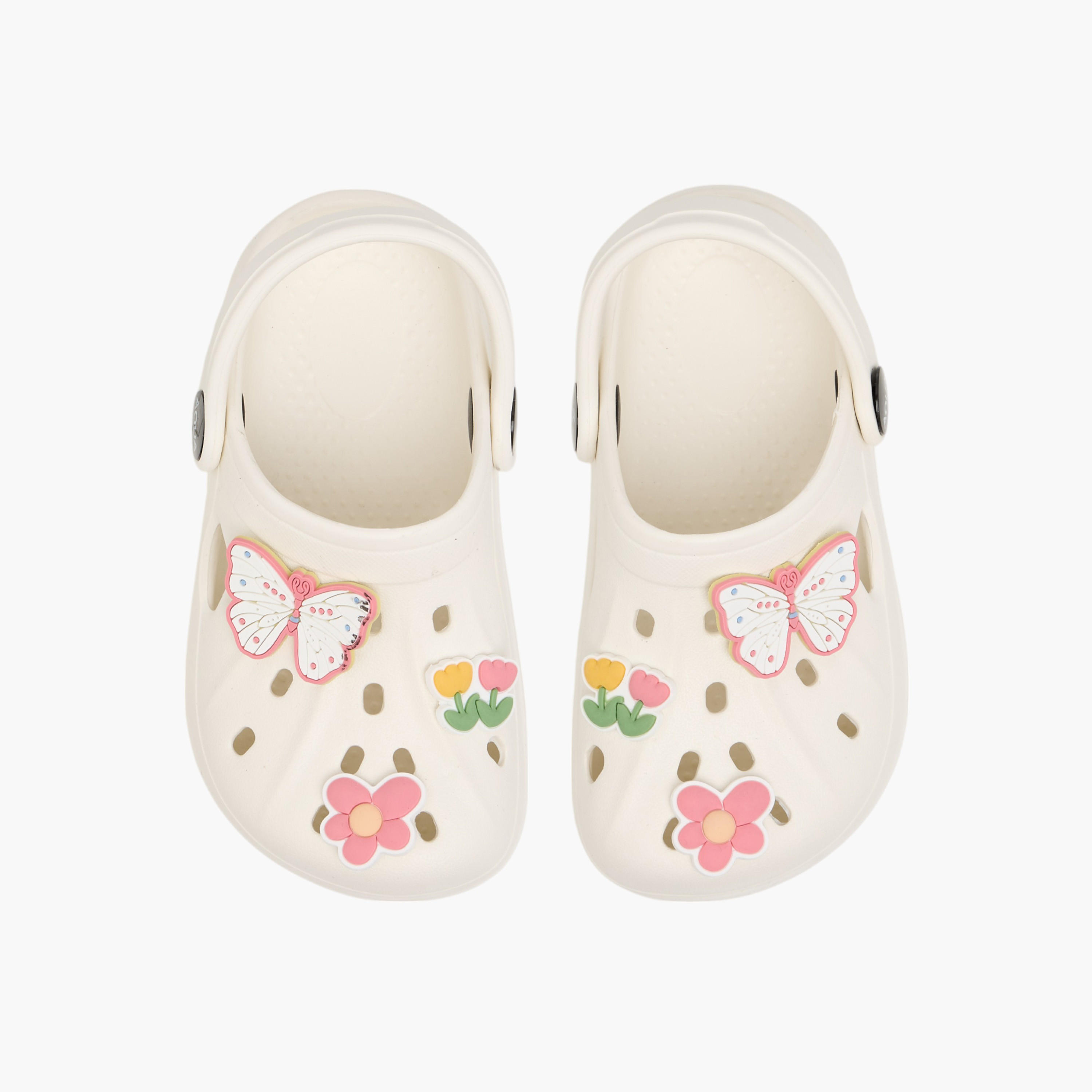 Aqua Jibbitz Accent Clogs with Backstrap-girls-shoes-sandals-image-1