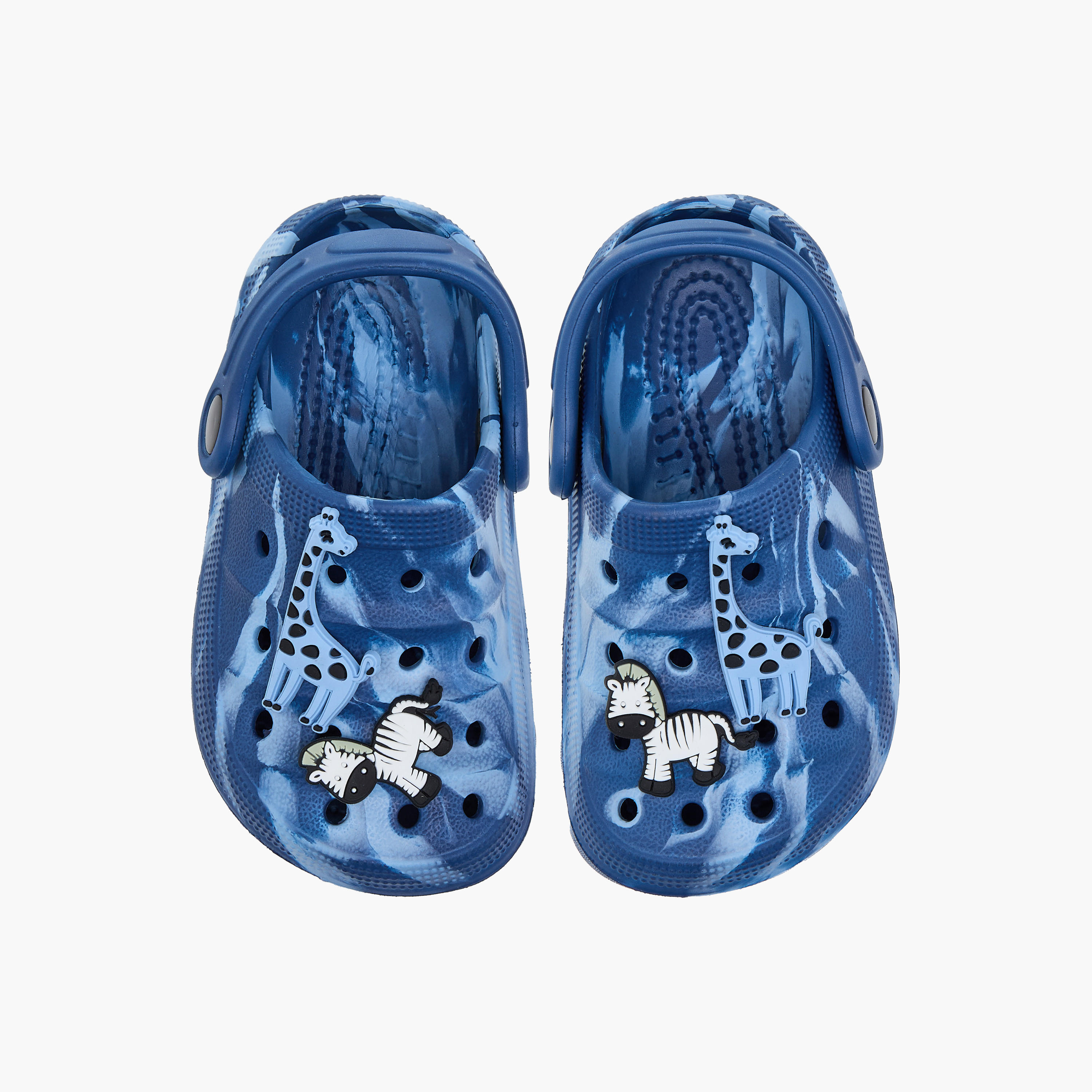 Aqua Animal Accent Clogs with Backstrap-boys-shoes-sandals-image-1