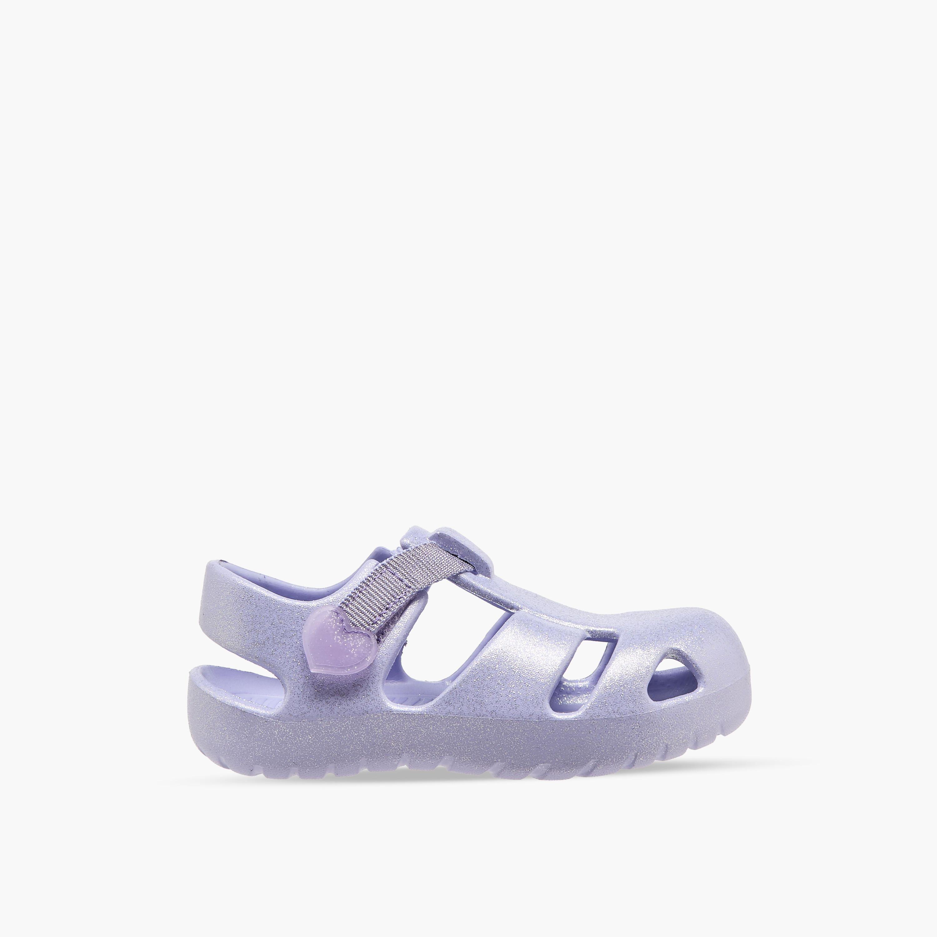 Aqua Girls Heart Applique Hook & Loop Fisherman Sandals-girls-shoes-sandals-image-3