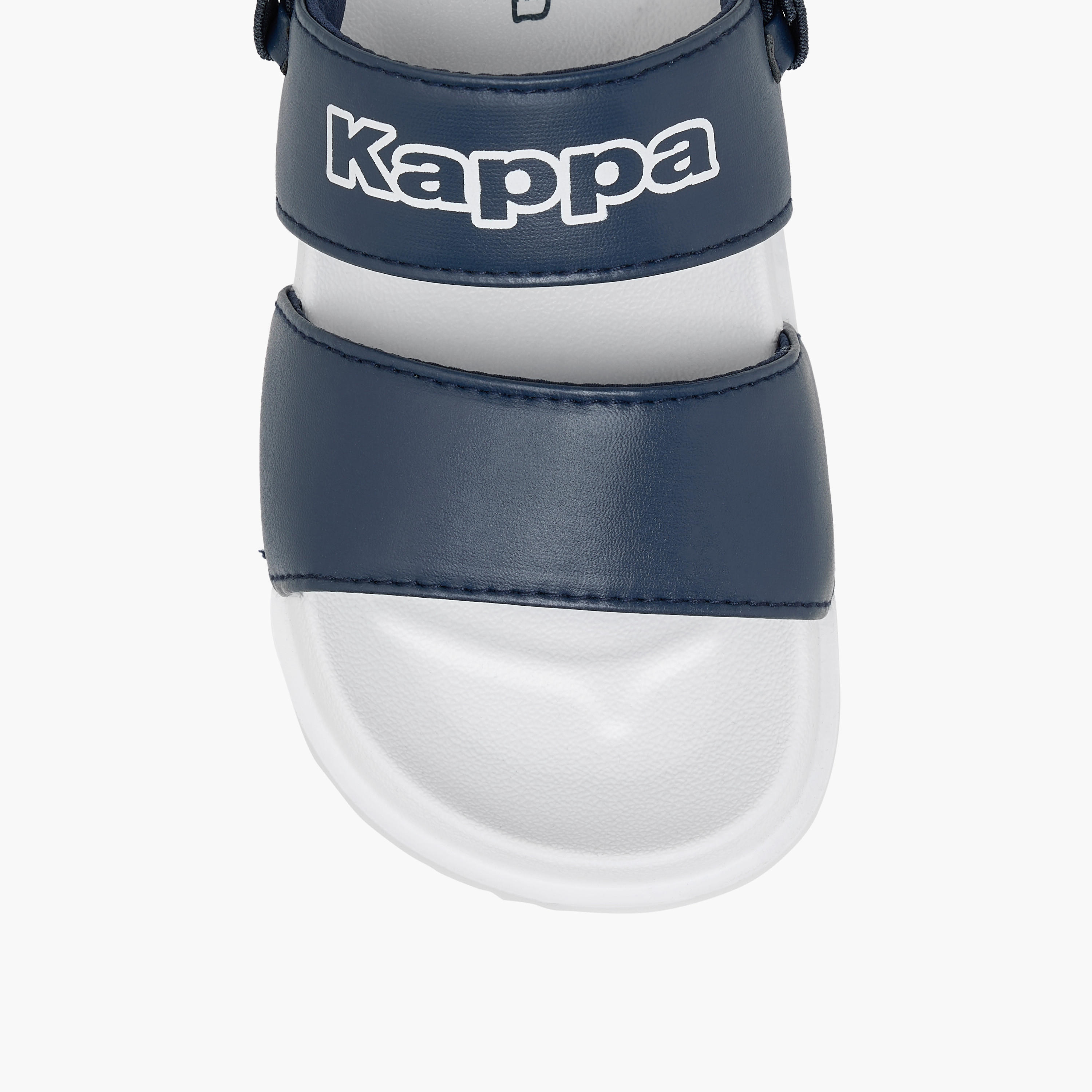 Kappa Boys' Logo Print Sandals with Elasticated Strap-boys-shoes-sandals-image-3