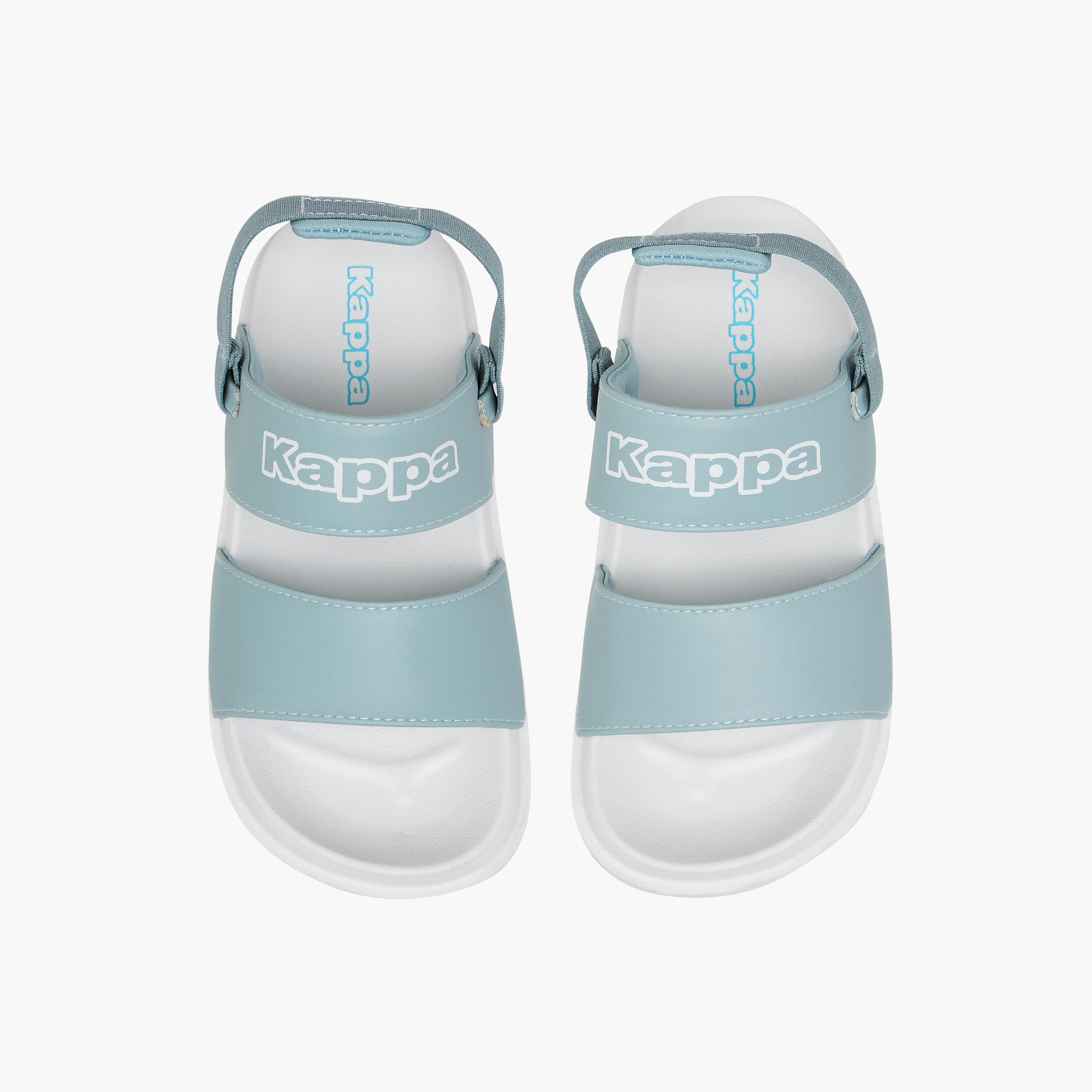 Kappa Girls' Logo Print Sandals with Elasticated Strap-girls-shoes-sandals-image-1