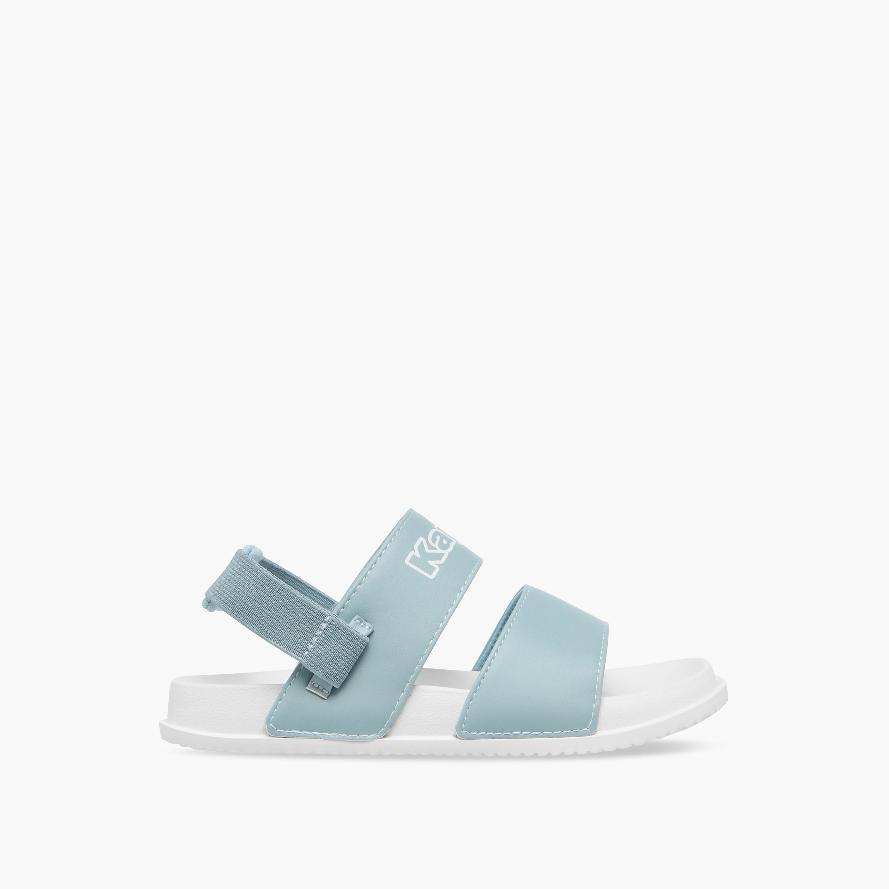 Kappa Girls' Logo Print Sandals with Elasticated Strap-girls-shoes-sandals-image-2