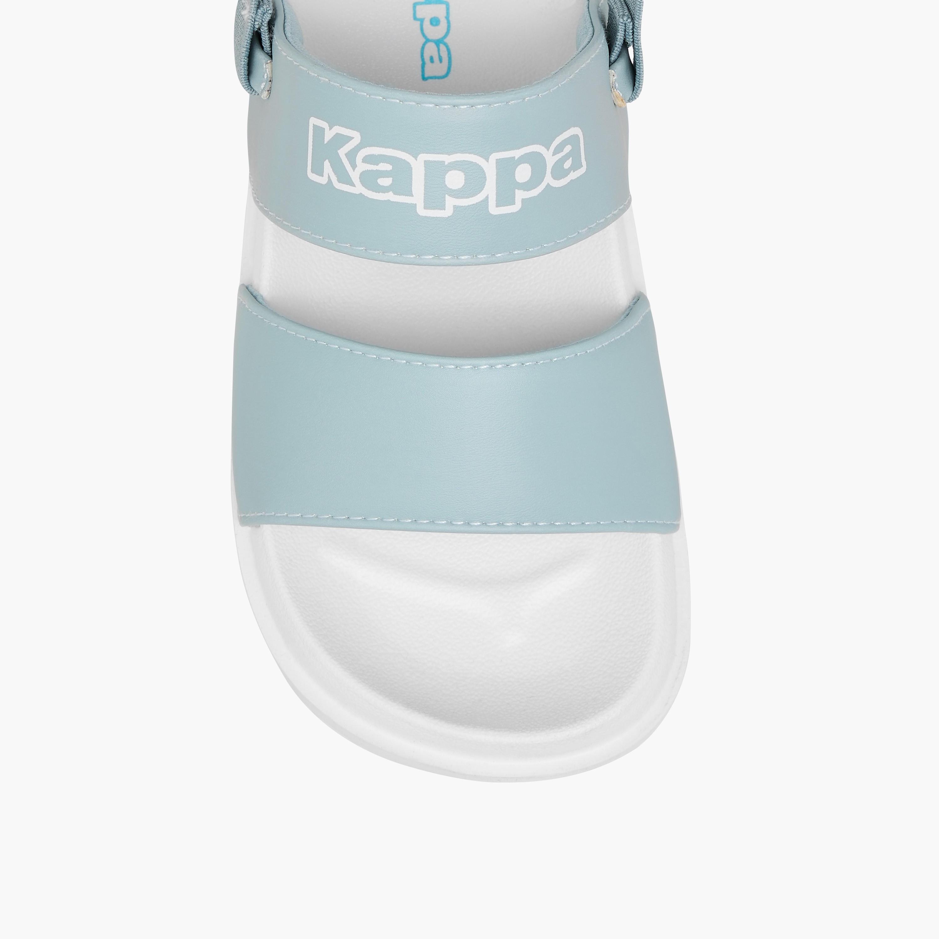 Kappa Girls' Logo Print Sandals with Elasticated Strap-girls-shoes-sandals-image-3