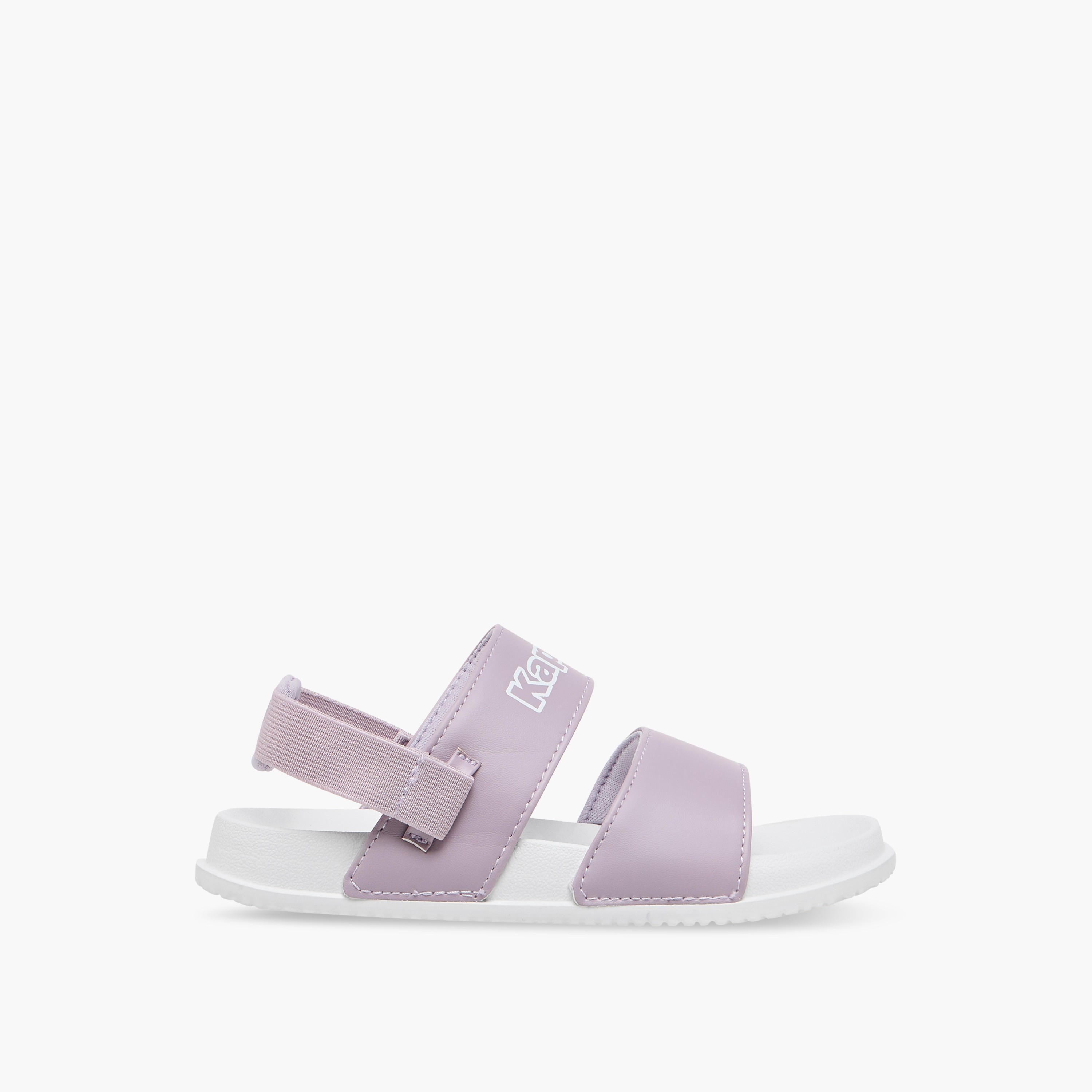 Kappa Girls' Logo Print Sandals with Elasticated Strap-girls-shoes-sandals-image-2