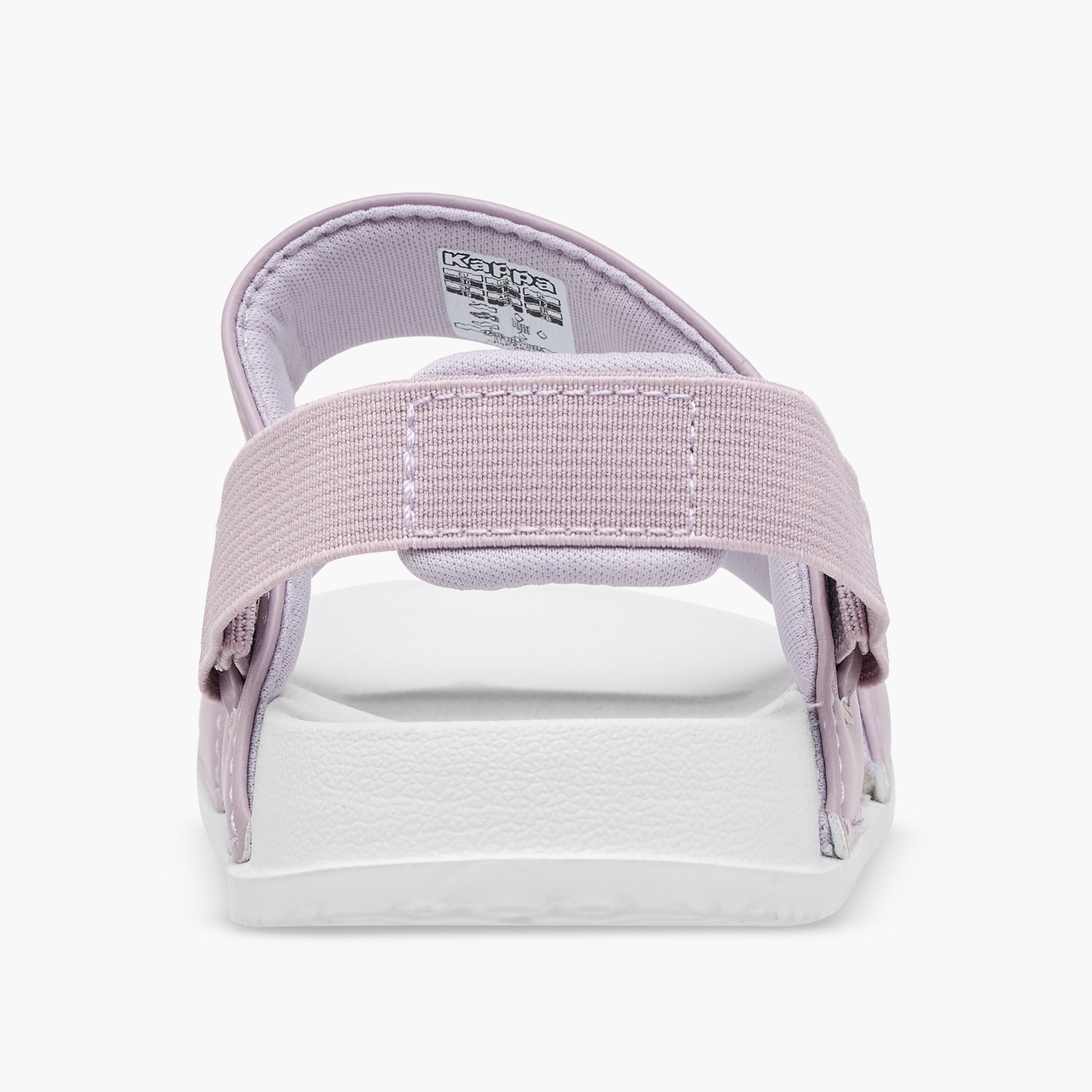 Kappa Girls' Logo Print Sandals with Elasticated Strap-girls-shoes-sandals-image-4