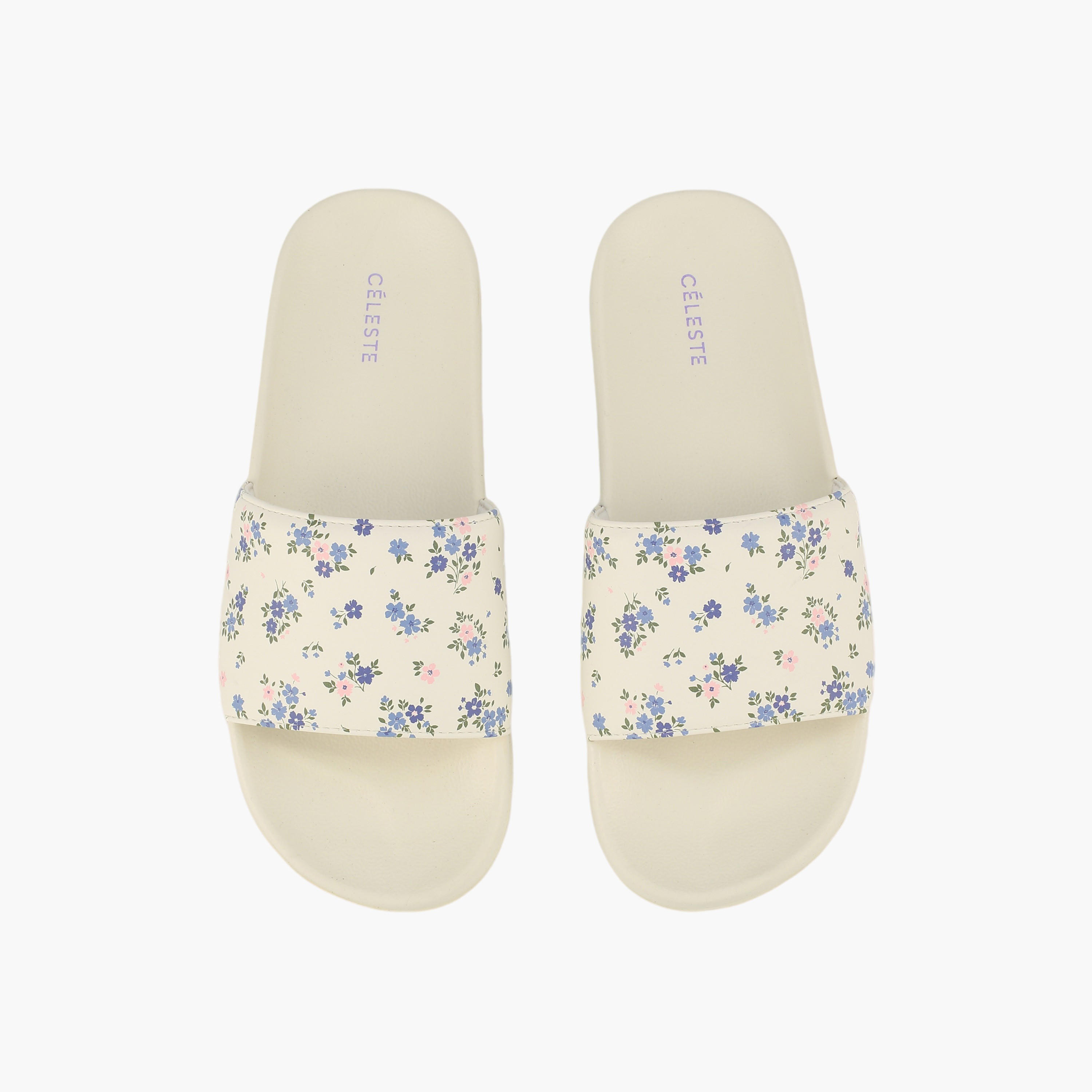 Celeste Women Floral Print Slides-women-shoes-flipflopsandslides-image-1