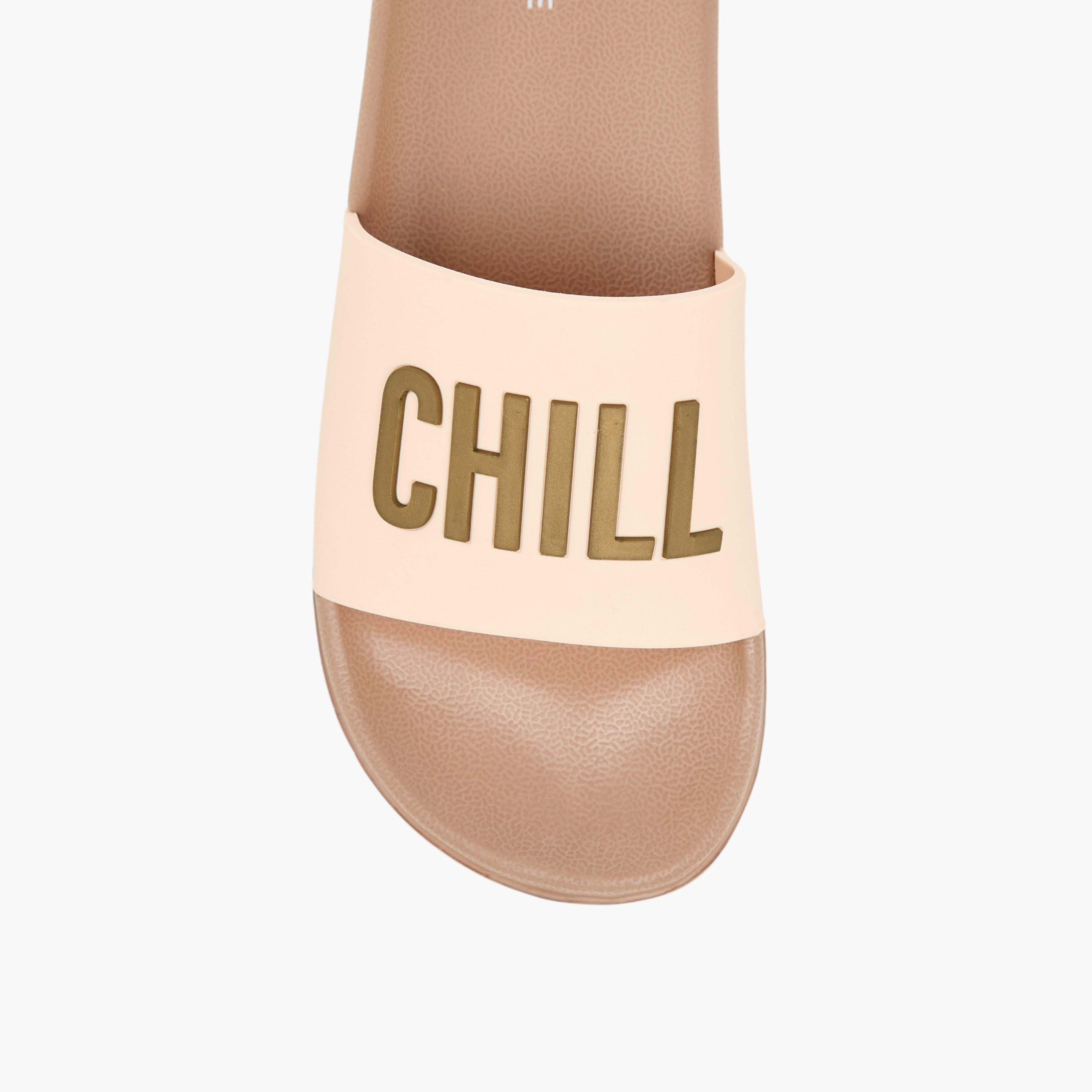 Celeste Women's Slogan Embossed Slides-women-shoes-flipflopsandslides-image-3