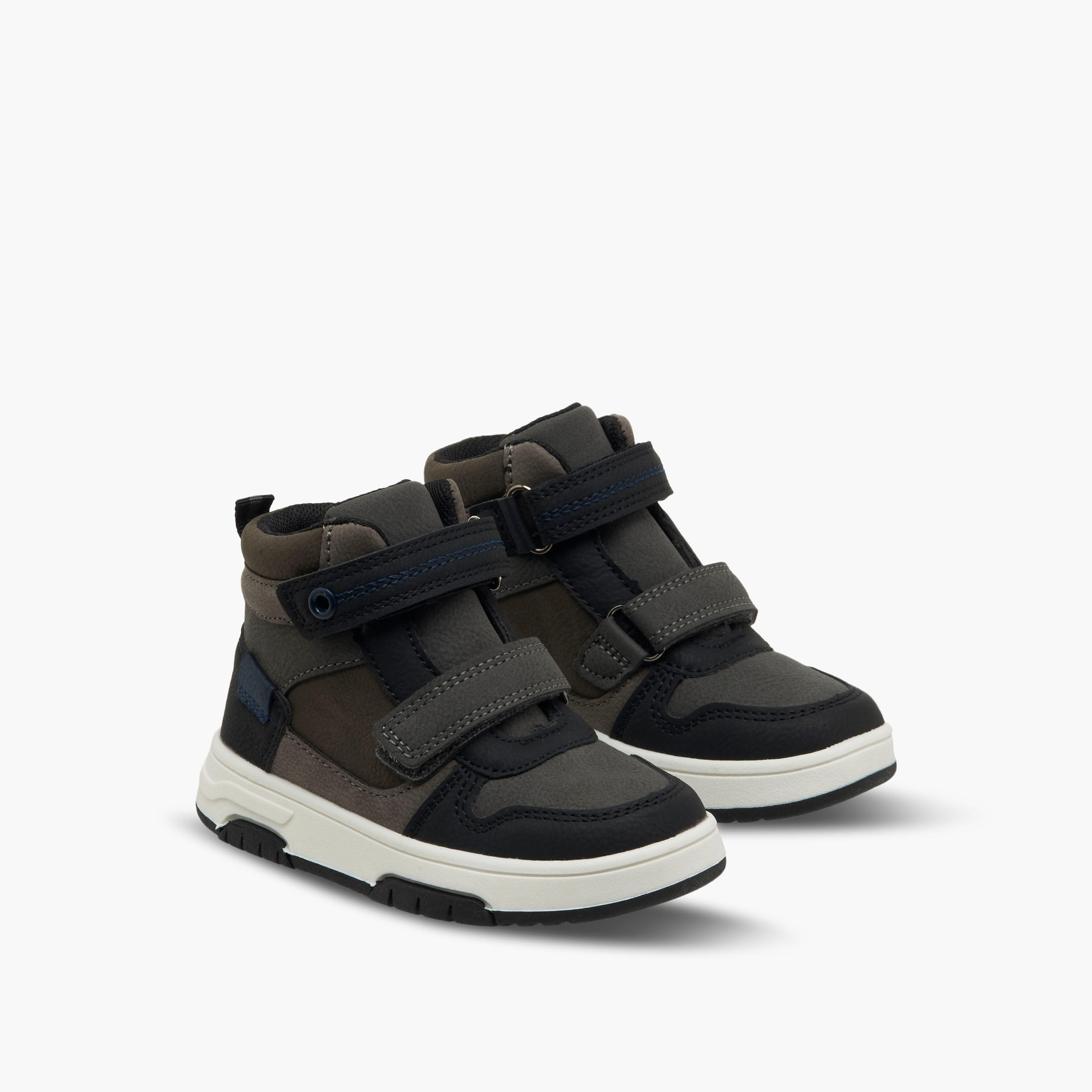 LBL by Shoexpress Boys Panelled High Cut Sneakers-boys-shoes-sneakers-image-1