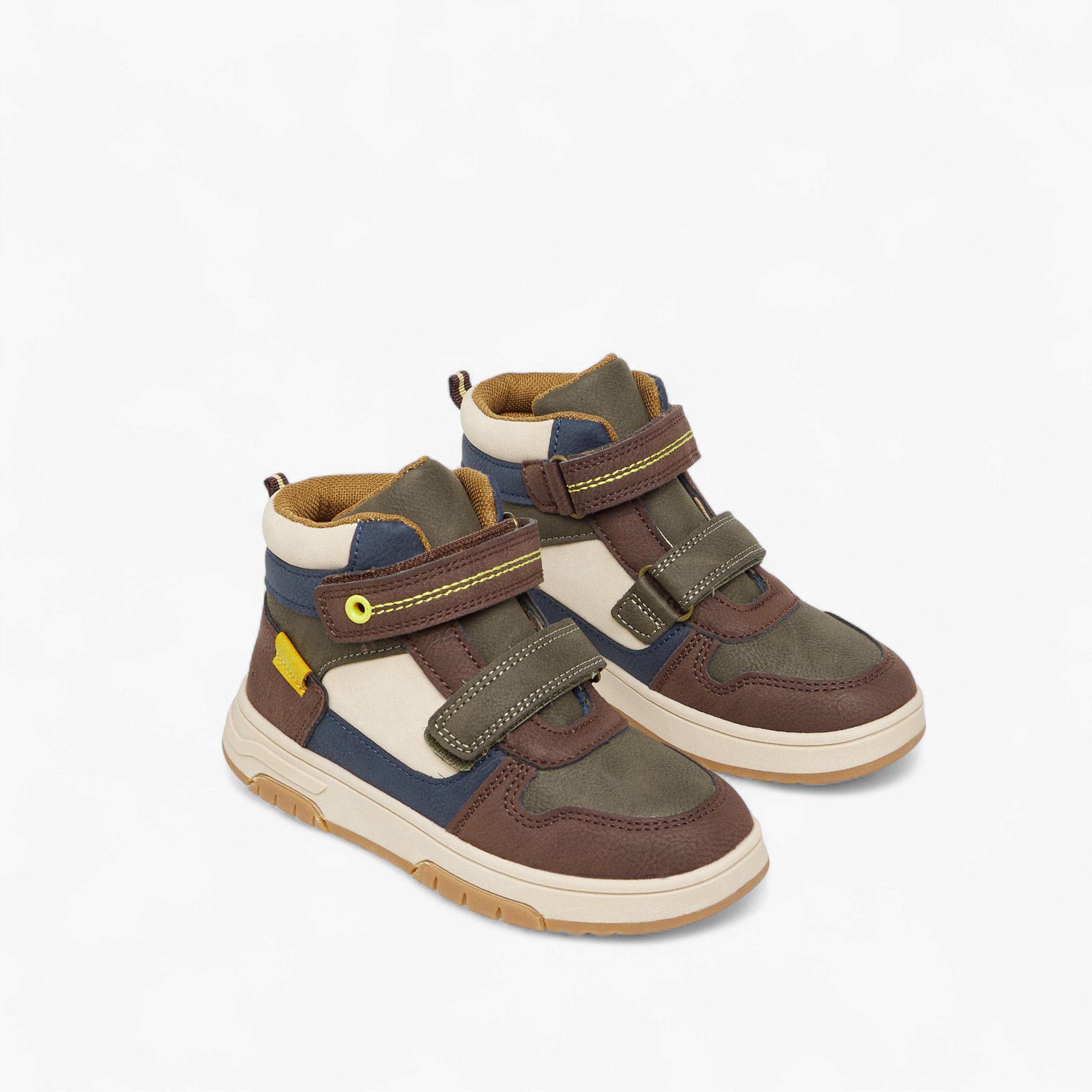 LBL by Shoexpress Boys Panelled High Cut Sneakers-boys-shoes-sneakers-image-1