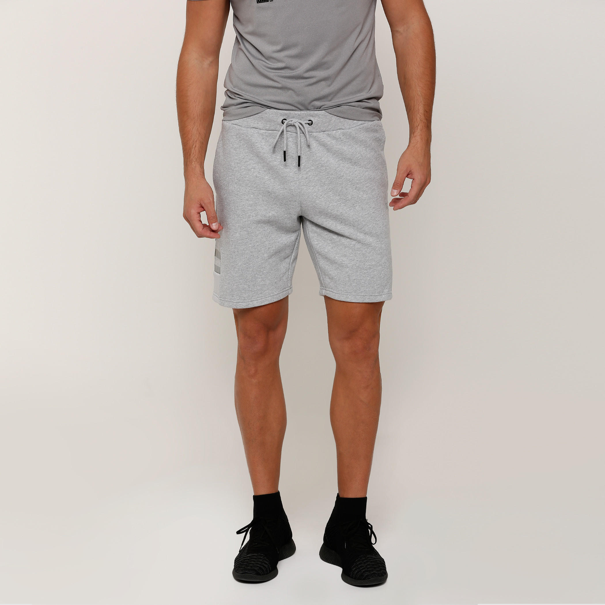 Mesh Insert Shorts with Elasticised Waistband-men-clothing-sportswearandactivewear-bottoms-image-1