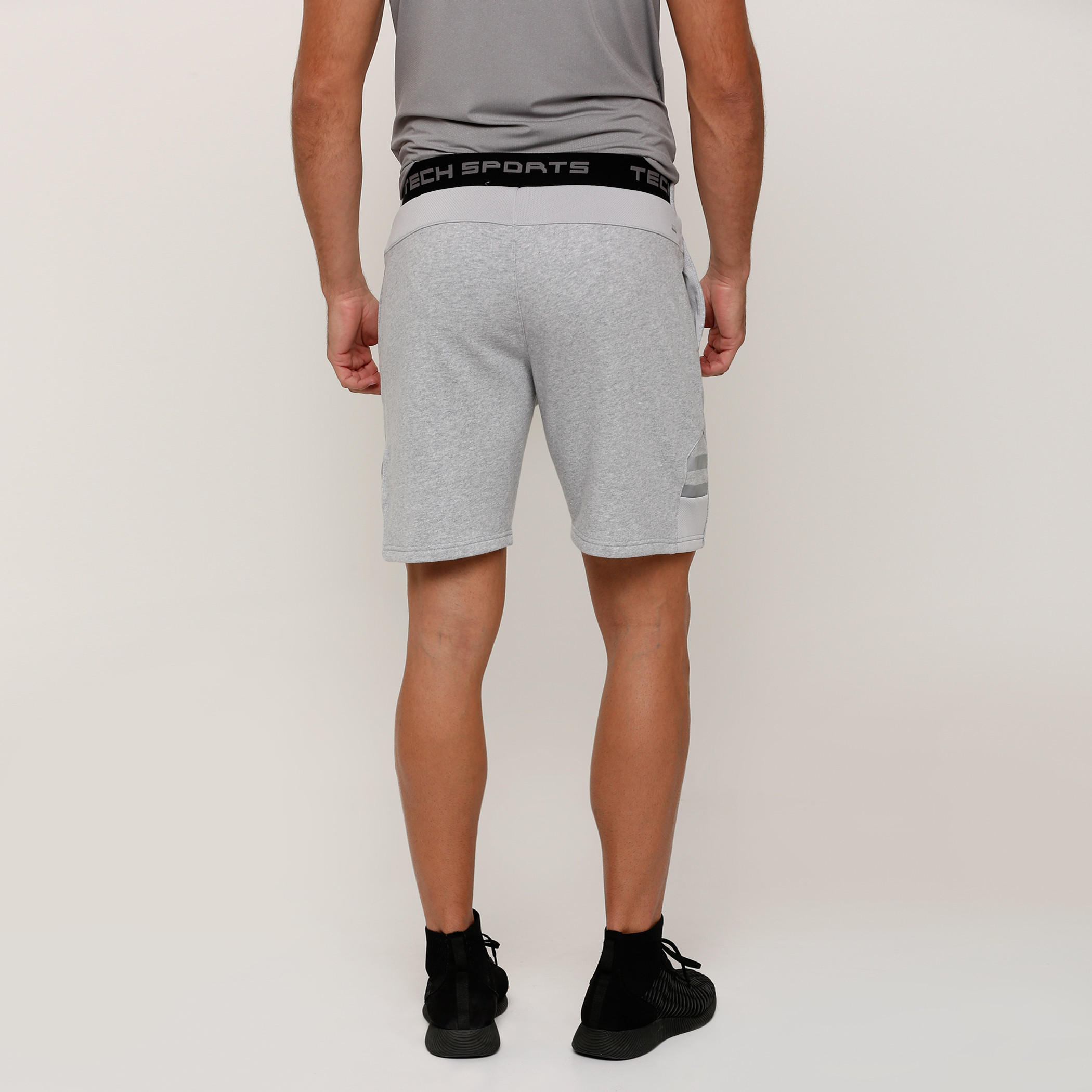 Mesh Insert Shorts with Elasticised Waistband-men-clothing-sportswearandactivewear-bottoms-image-2