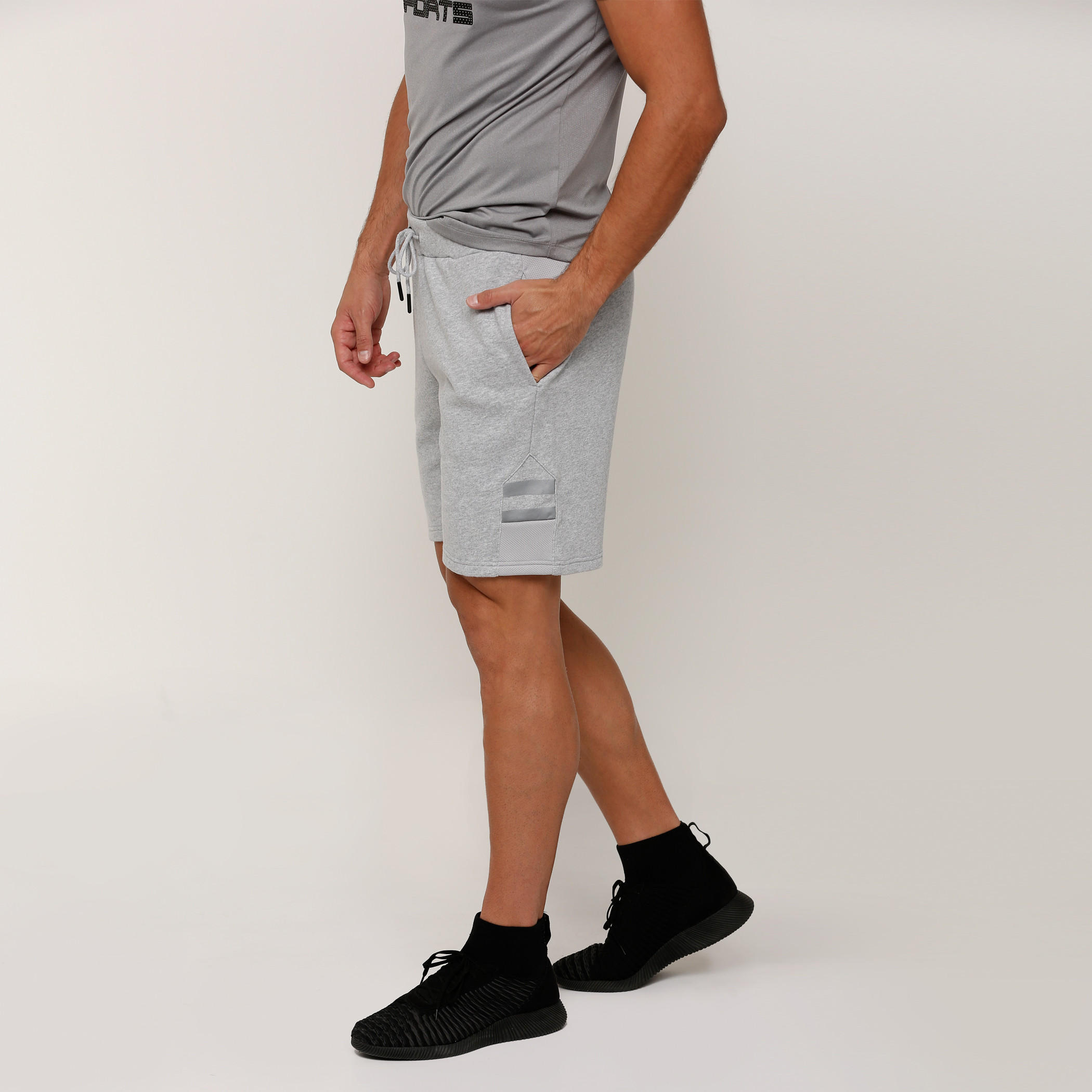 Mesh Insert Shorts with Elasticised Waistband-men-clothing-sportswearandactivewear-bottoms-image-3