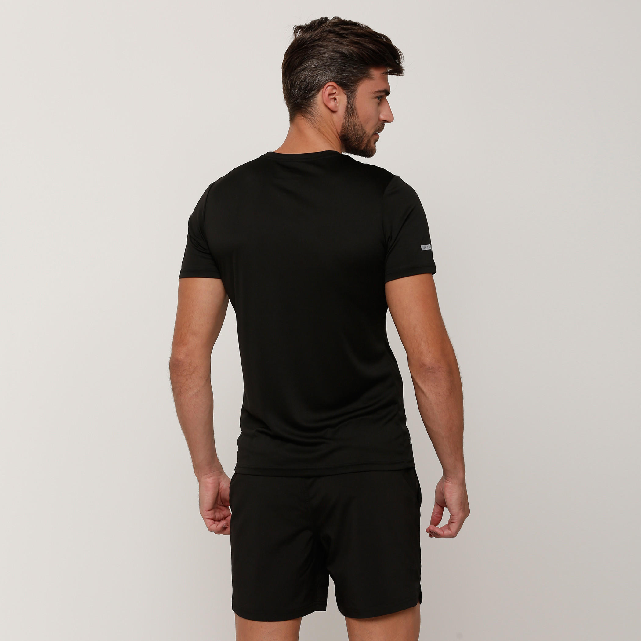 Printed T-Shirt with Round Neck and Short Sleeves-men-clothing-sportswearandactivewear-tshirtsandpolos-image-2