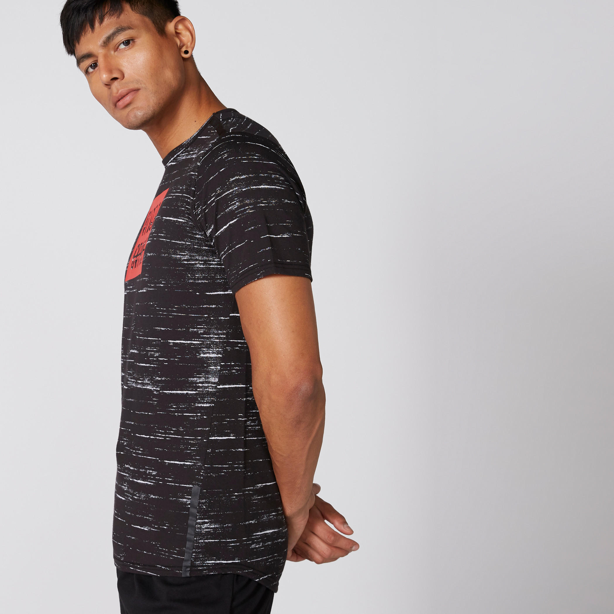 Printed T-Shirt with Round Neck and Short Sleeves-men-clothing-sportswearandactivewear-tshirtsandpolos-image-3