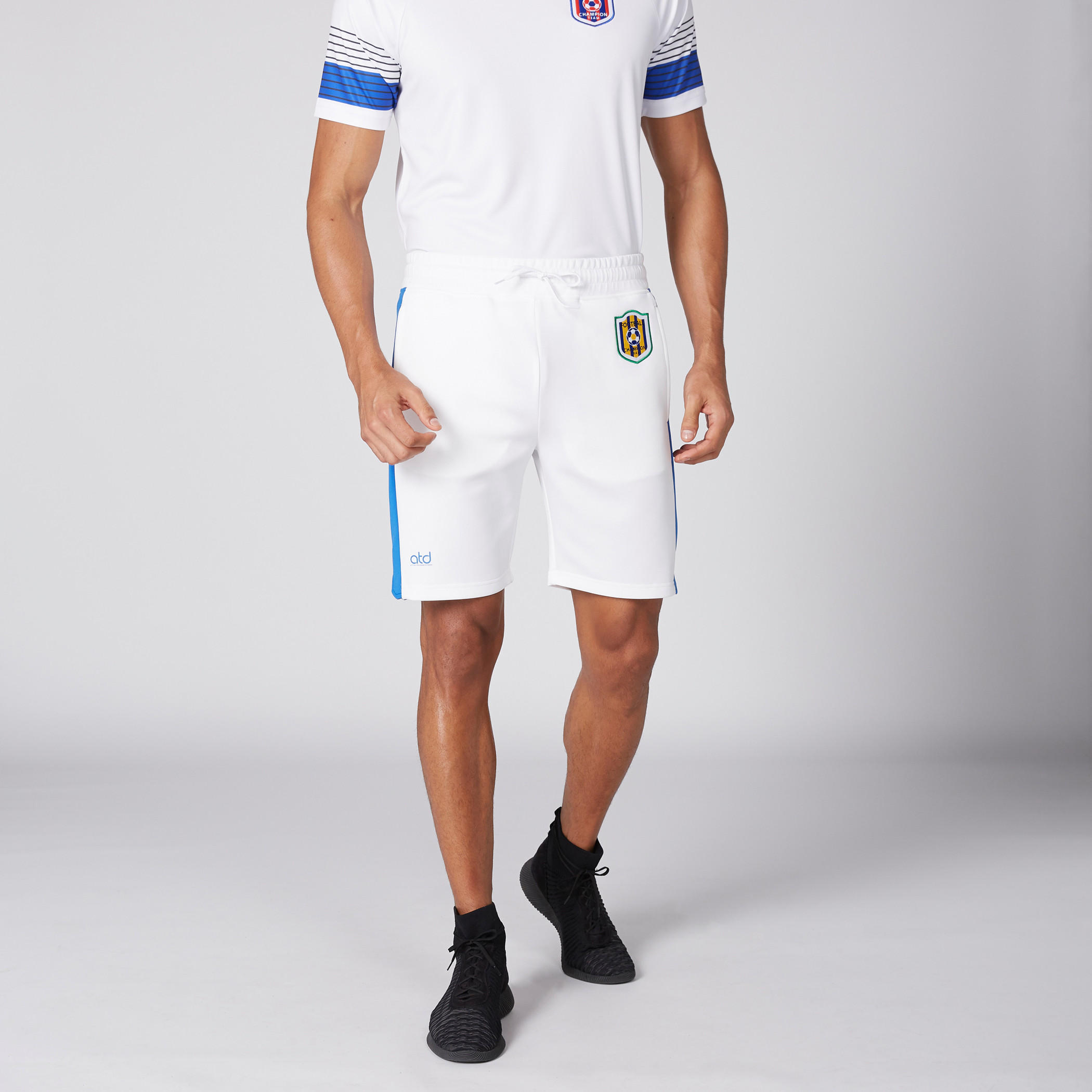 شورت بخصر مطّاطي وجيوب روسيا-men-clothing-bottoms-shorts-image-1