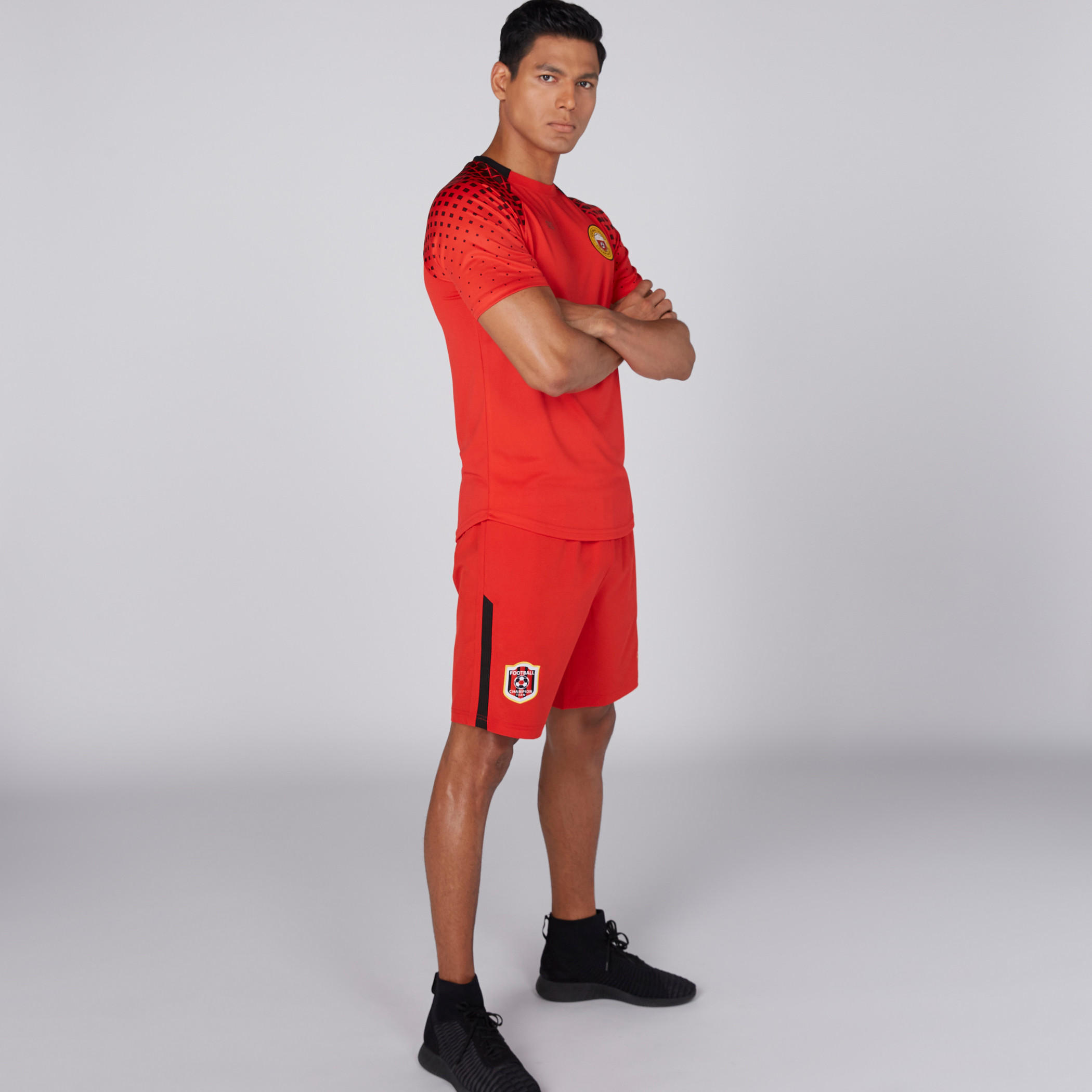 Pocket Detail Shorts with Elasticised Waistband-men-clothing-bottoms-shorts-image-1