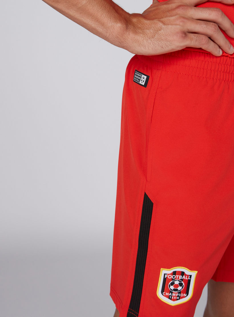 Pocket Detail Shorts with Elasticised Waistband-men-clothing-bottoms-shorts-image-2