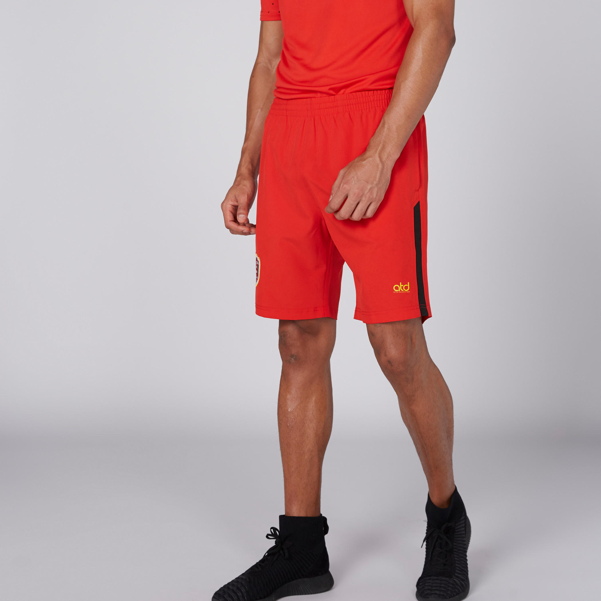 Pocket Detail Shorts with Elasticised Waistband-men-clothing-bottoms-shorts-image-3
