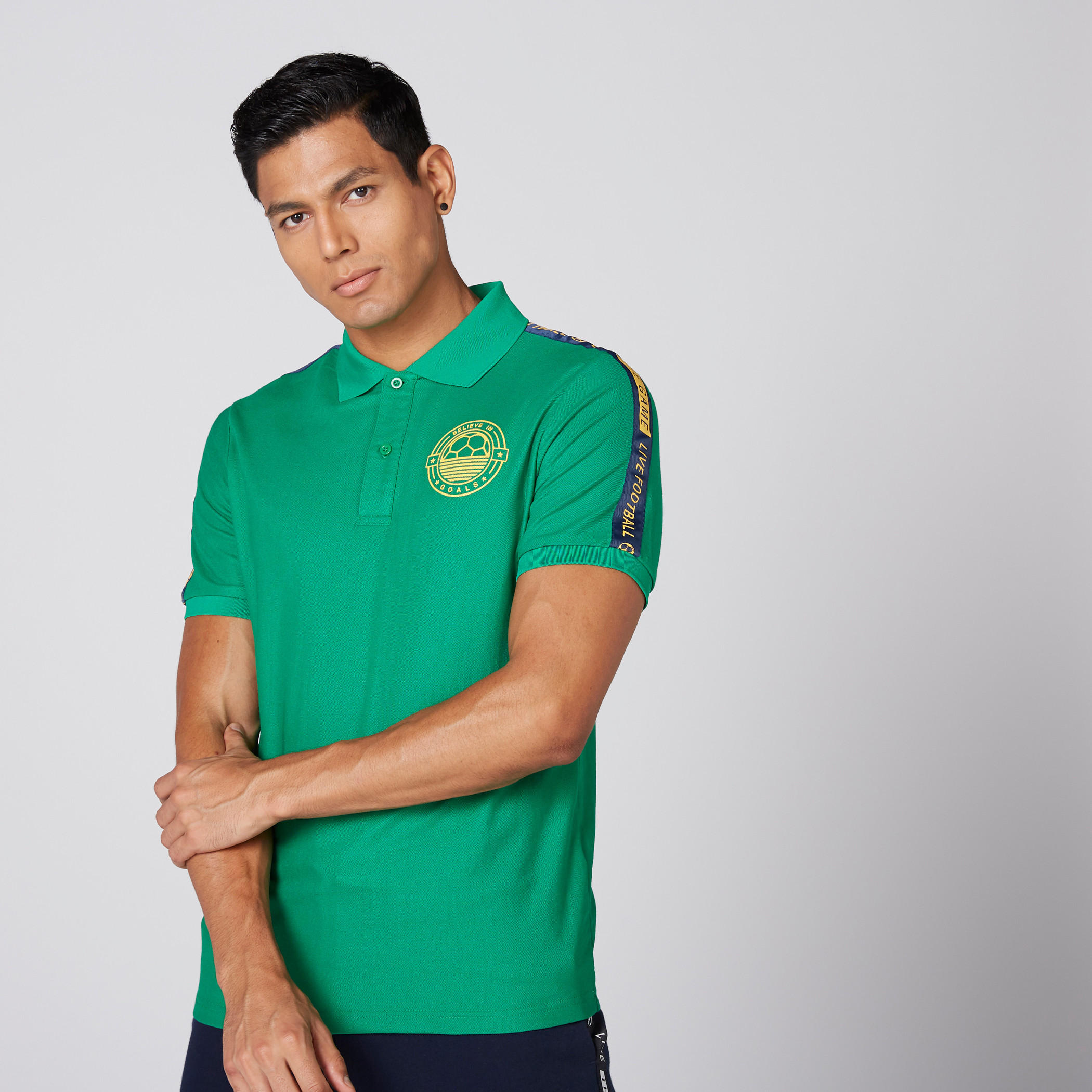 تيشيرت بياقة بولو وأكمام قصيرة وطبعات -men-clothing-tshirtsandpolos-polos-image-3