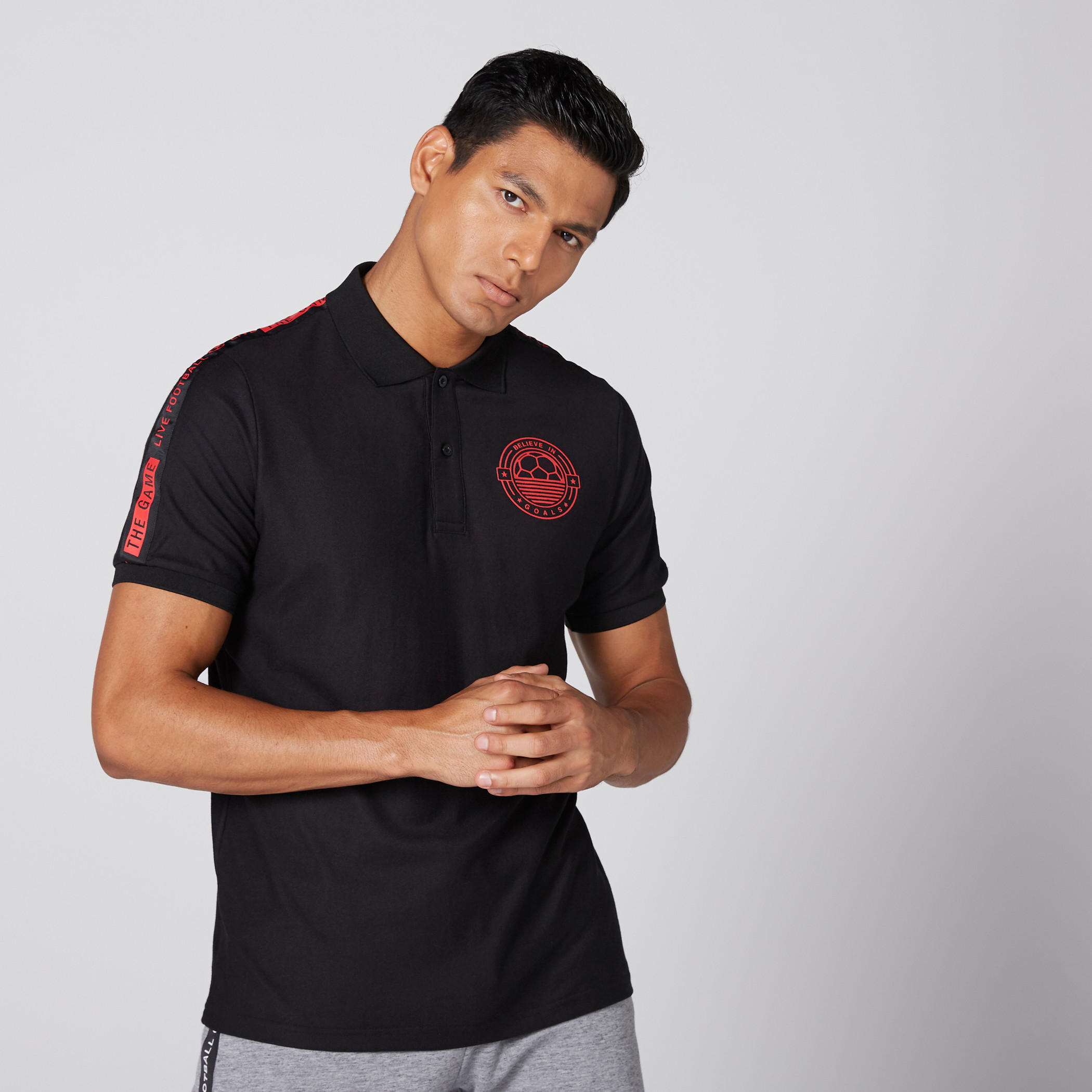 تيشيرت بياقة بولو وأكمام قصيرة وطبعات -men-clothing-tshirtsandpolos-polos-image-3