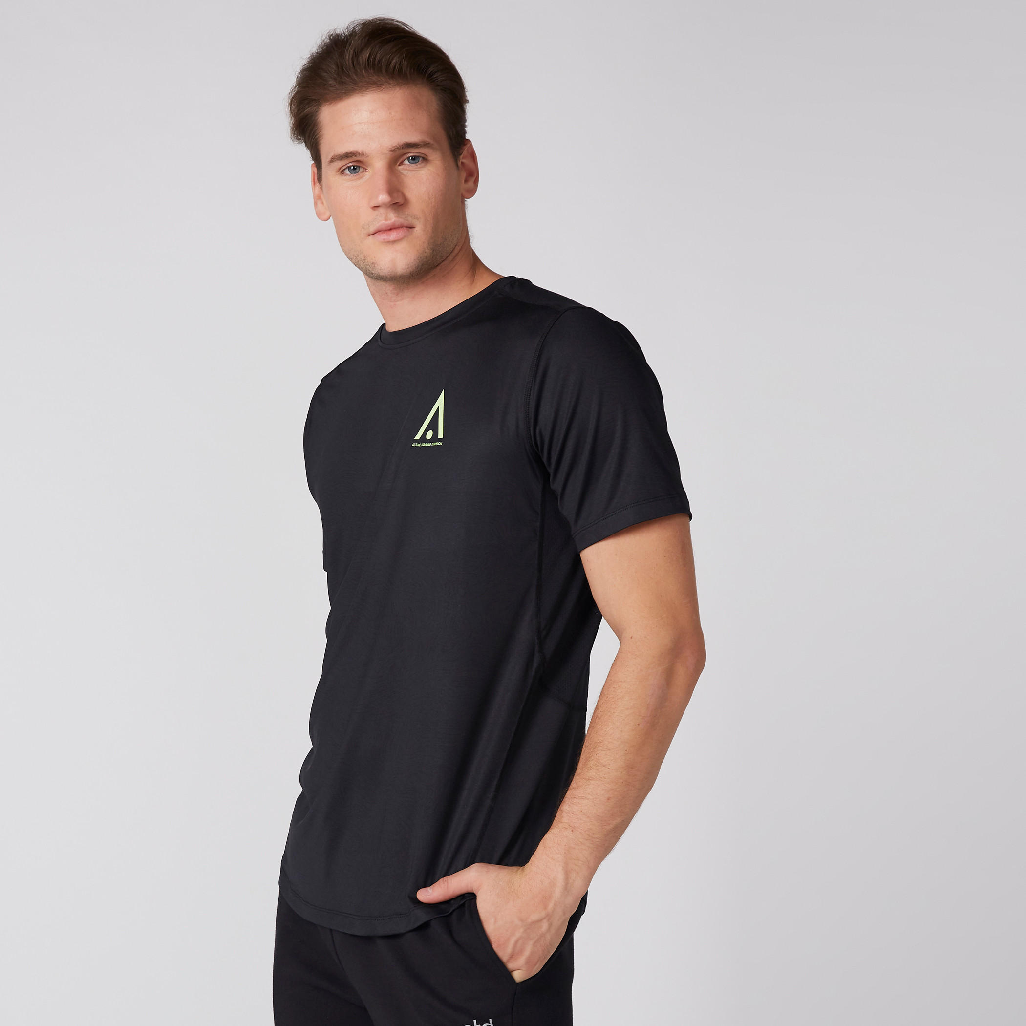 Printed T-Shirt with Round Neck-men-clothing-sportswearandactivewear-tshirtsandpolos-image-1