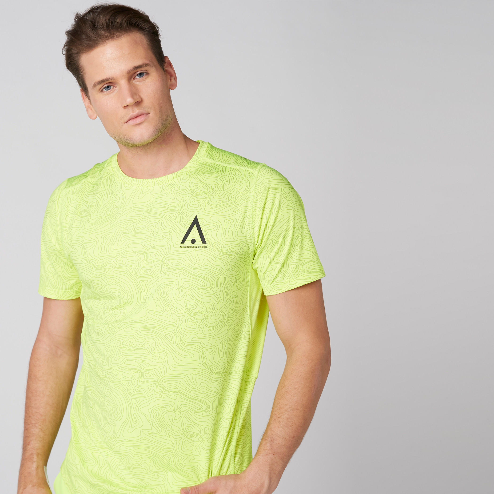 Printed T-Shirt with Round Neck-men-clothing-sportswearandactivewear-tshirtsandpolos-image-1