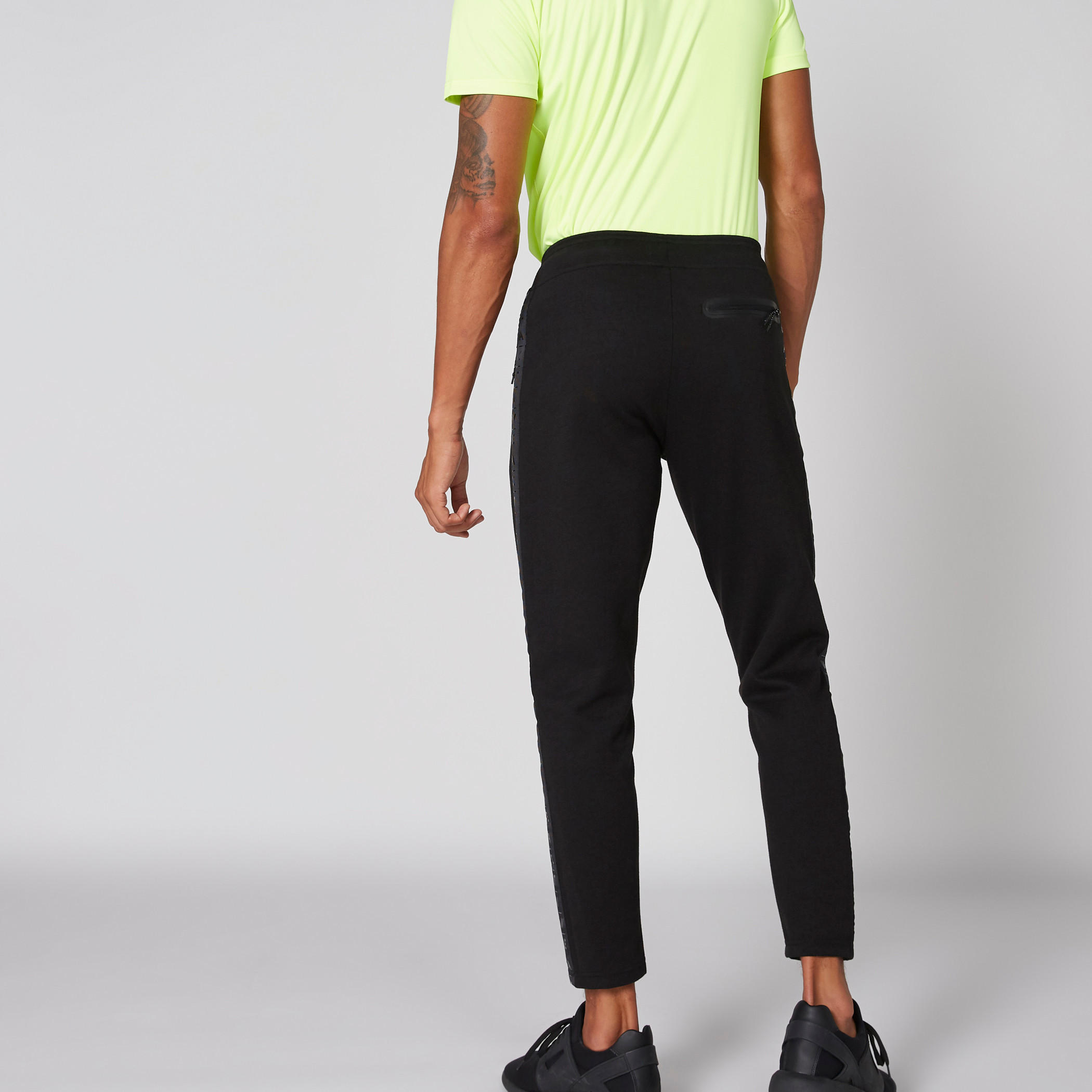 Tape and Pocket Detail Jog Pants with Elasticised Waistband-men-clothing-sportswearandactivewear-bottoms-image-2