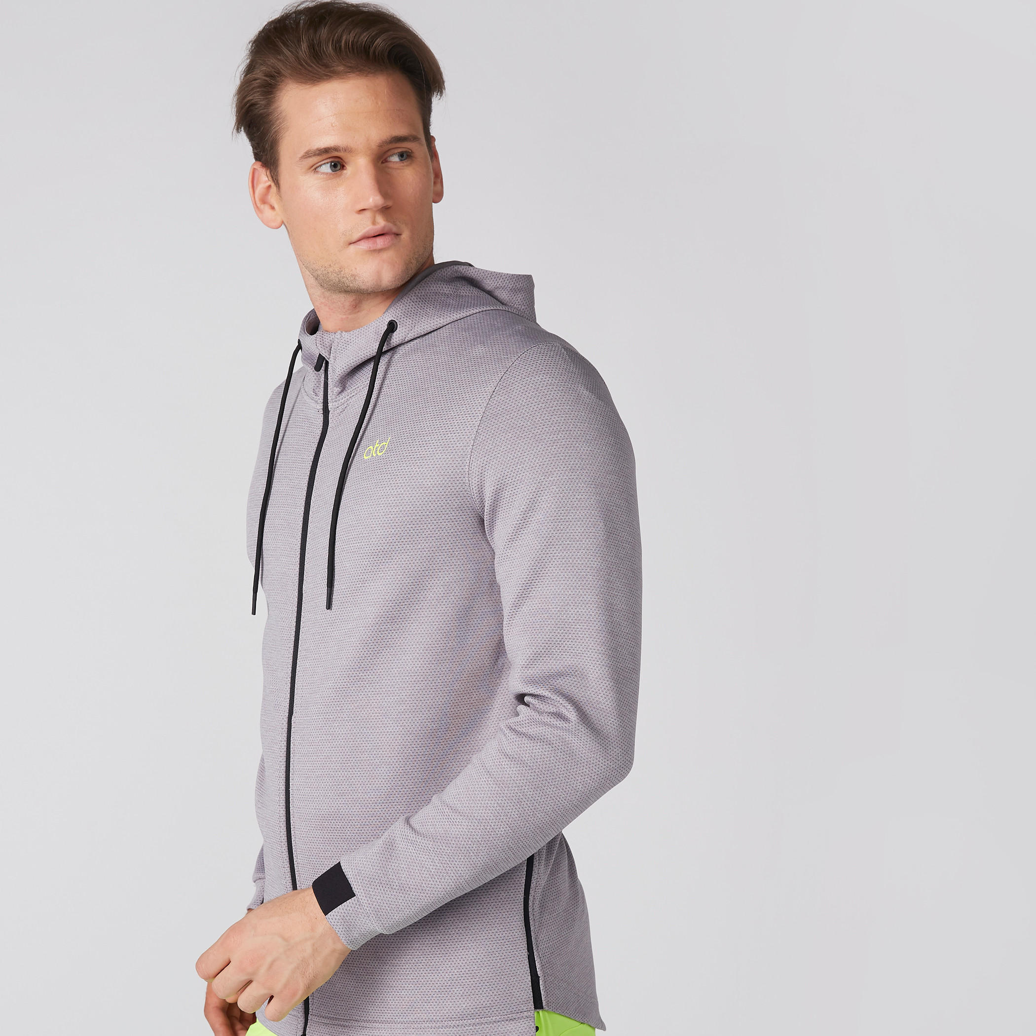 Textured Jacket with Long Sleeves and Zip Closure-men-winterwear-hoodiesandsweatshirts-image-3