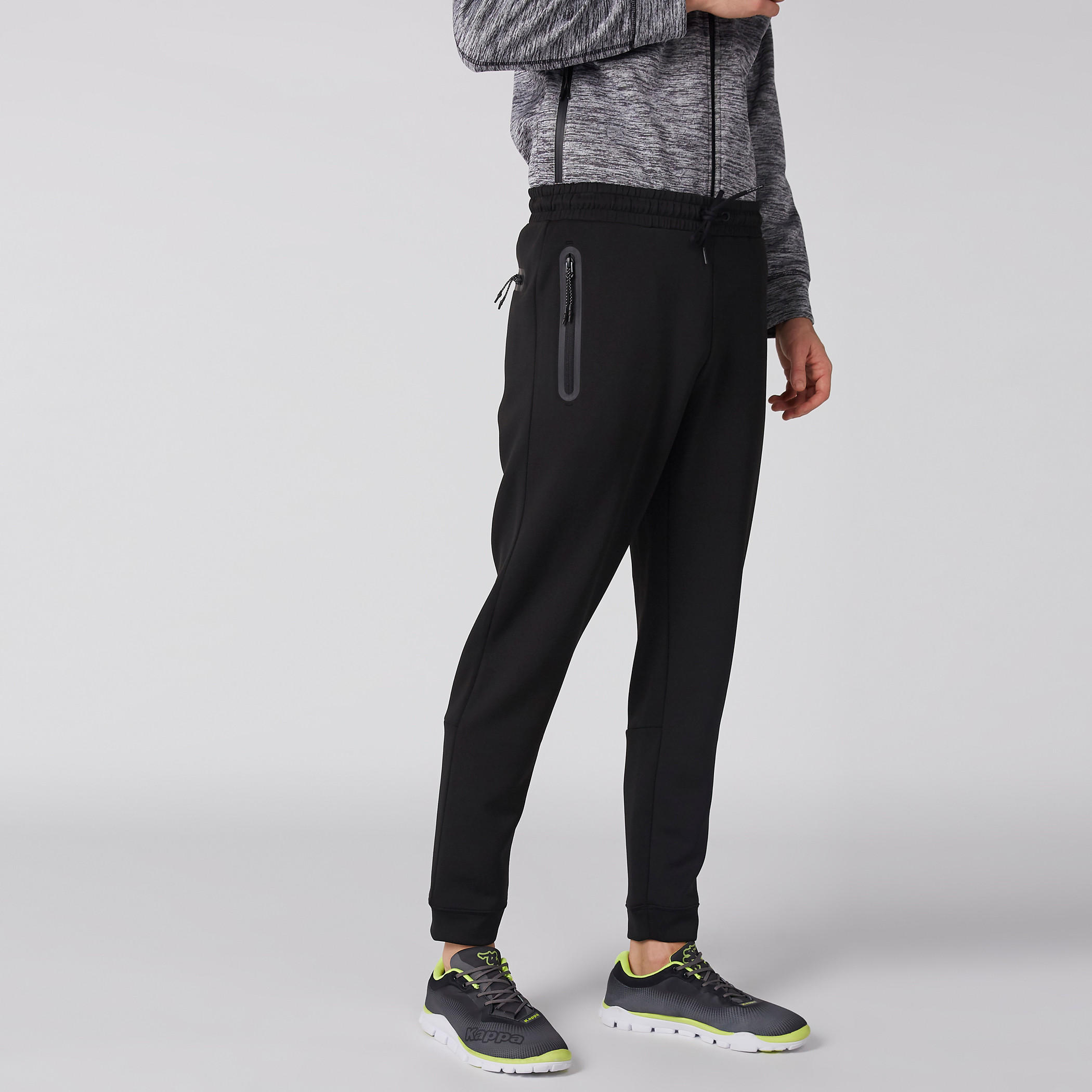 Full Length Jog Pants with Elasticised Waistband and Pocket Detail-men-clothing-sportswearandactivewear-bottoms-image-3