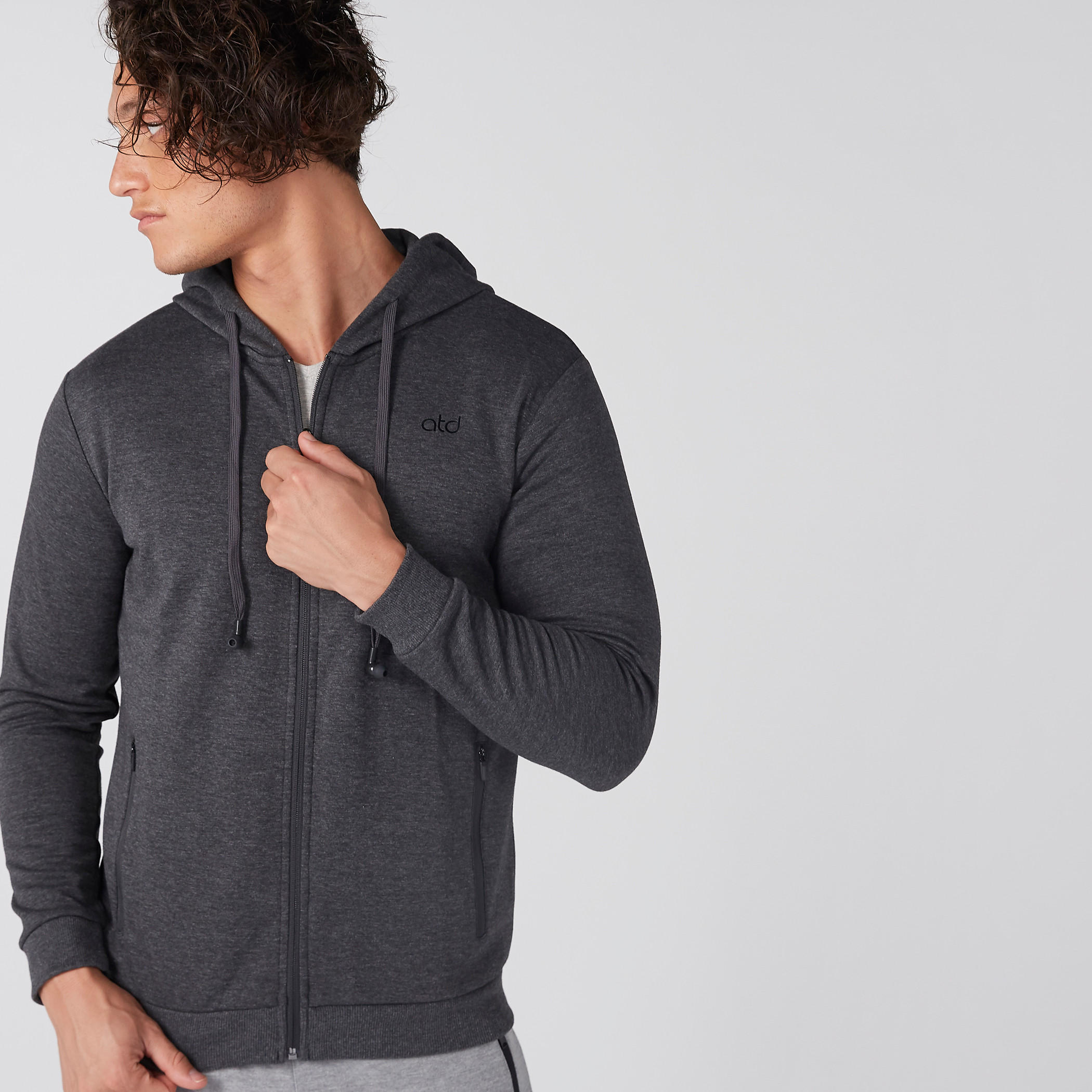 جاكيت بسحّاب إغلاق وجيوب-men-winterwear-hoodiesandsweatshirts-image-1