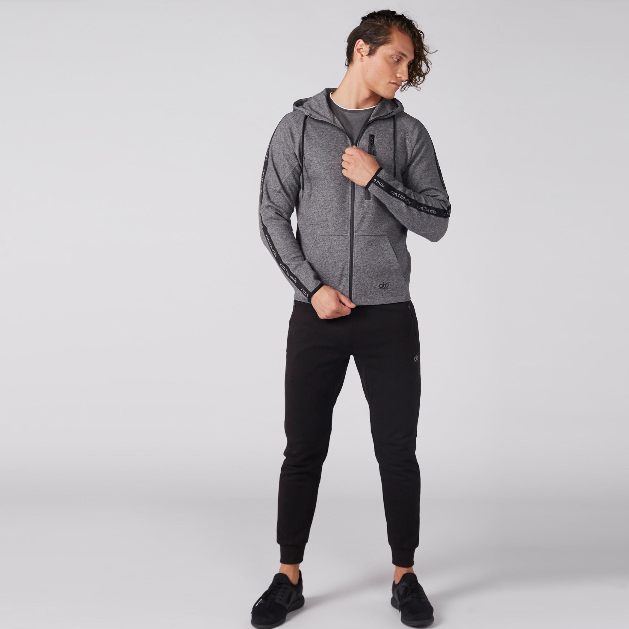 Tape and Pocket Detail Jacket with Long Sleeves and Hood-men-winterwear-hoodiesandsweatshirts-image-3