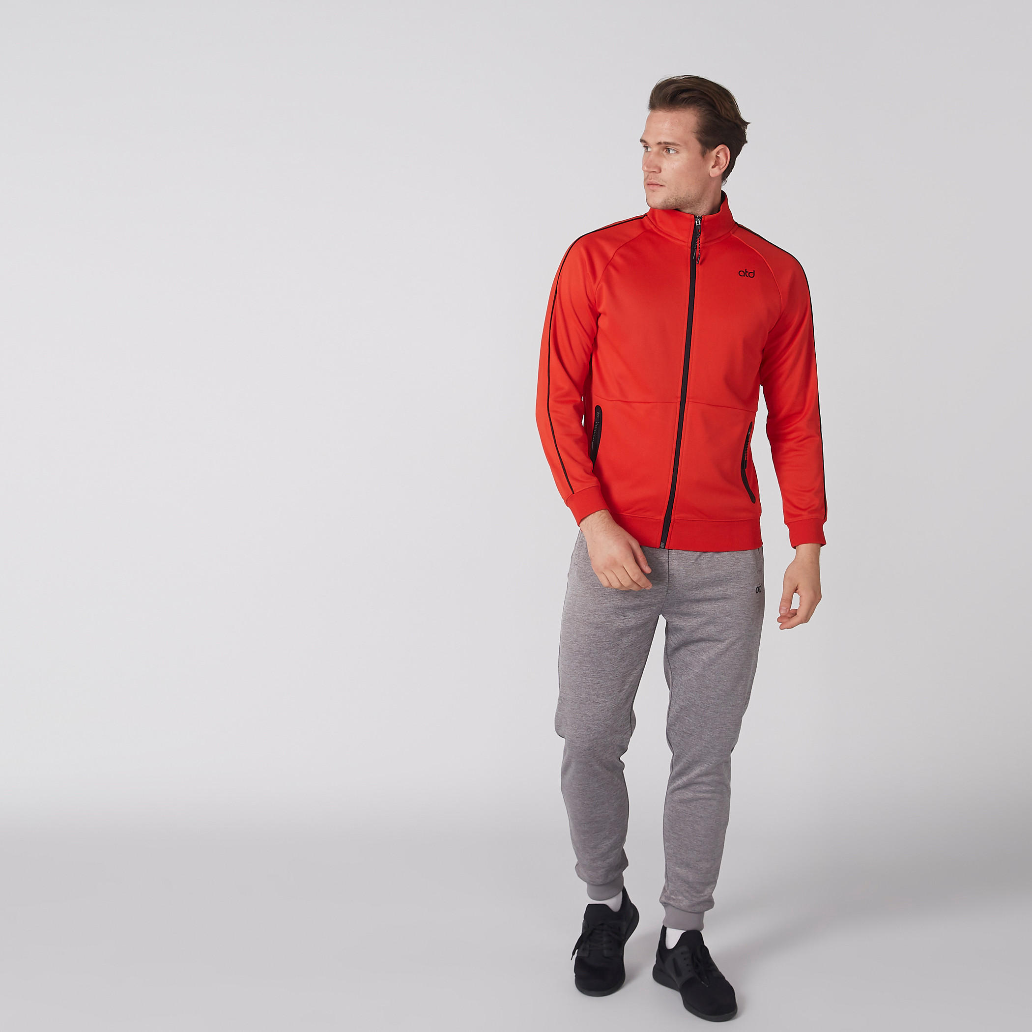 جاكيت بياقة عالية وأكمام طويلة وسحّاب إغلاق-men-clothing-jacketsandblazers-jackets-image-3