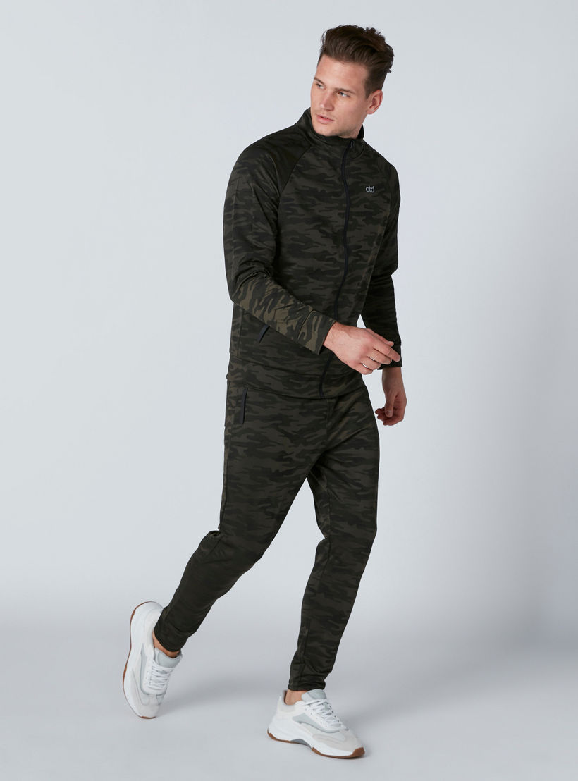 Camouflage Printed Pants with Drawstring Closure-men-clothing-sportswearandactivewear-bottoms-image-1