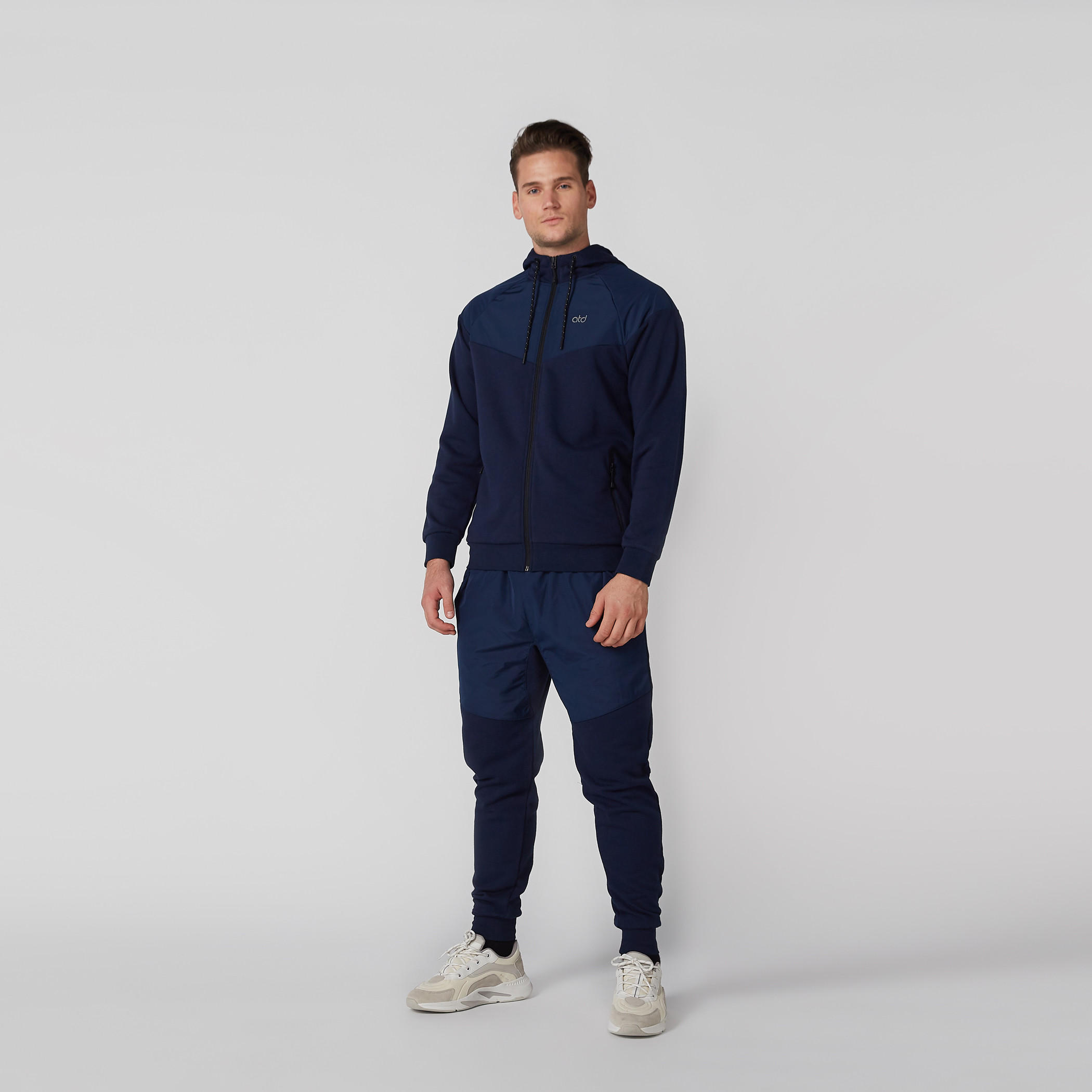 High Neck Jacket with Raglan Sleeves and Hood-men-winterwear-hoodiesandsweatshirts-image-5