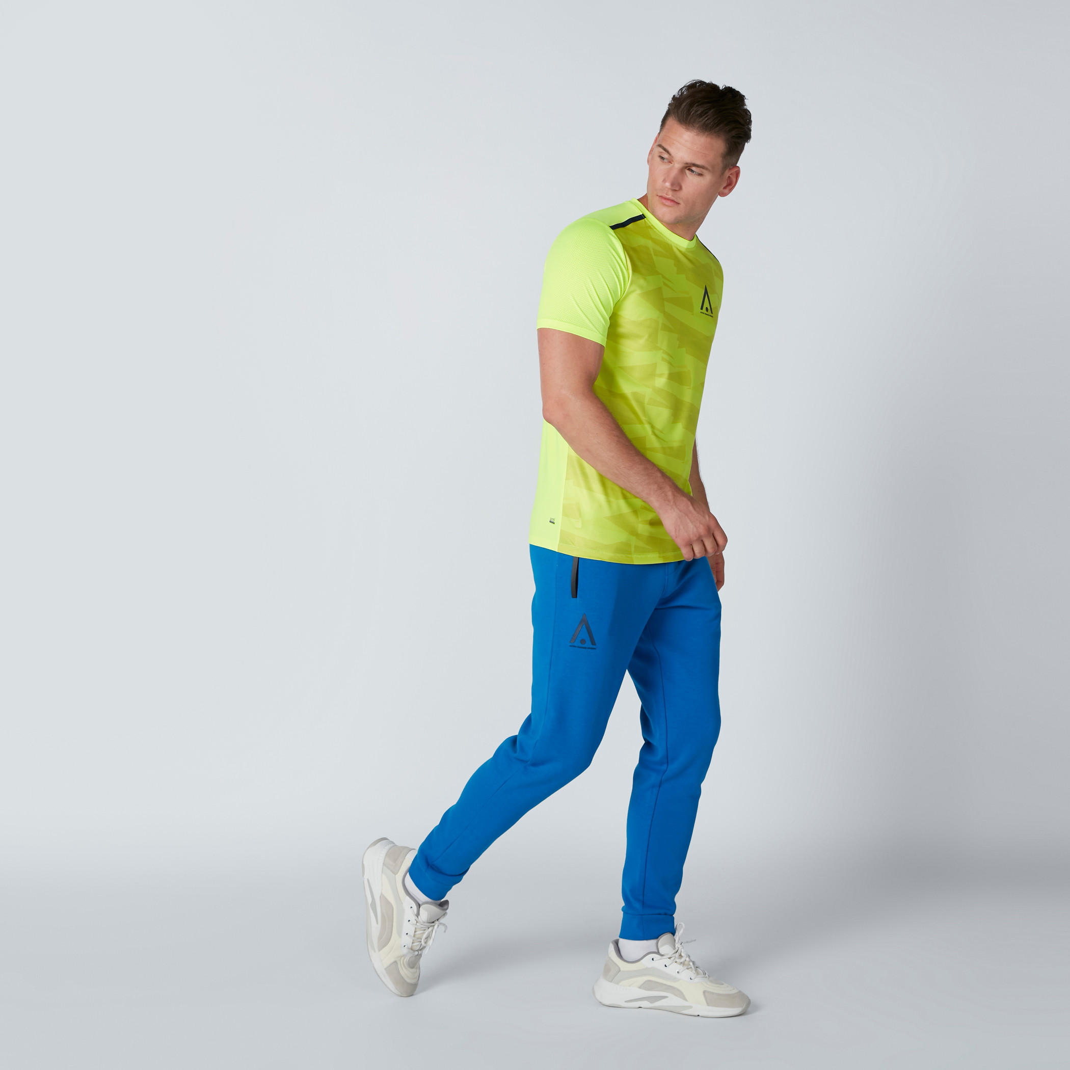 Printed T-Shirt with Crew Neck and Short Sleeves-men-clothing-sportswearandactivewear-tshirtsandpolos-image-1
