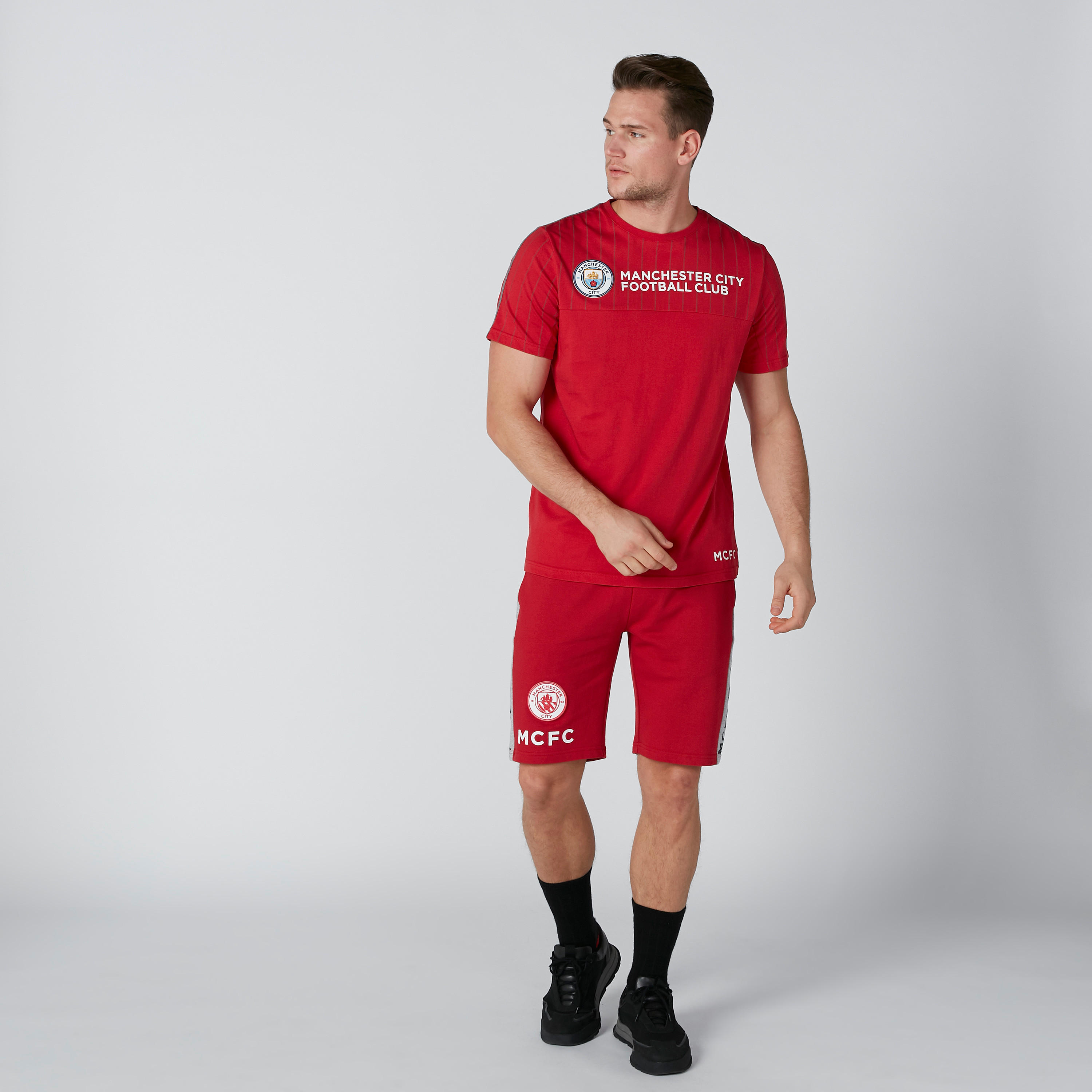Printed Activewear Shorts with Pocket Detail and Drawstring-men-clothing-bottoms-shorts-image-1