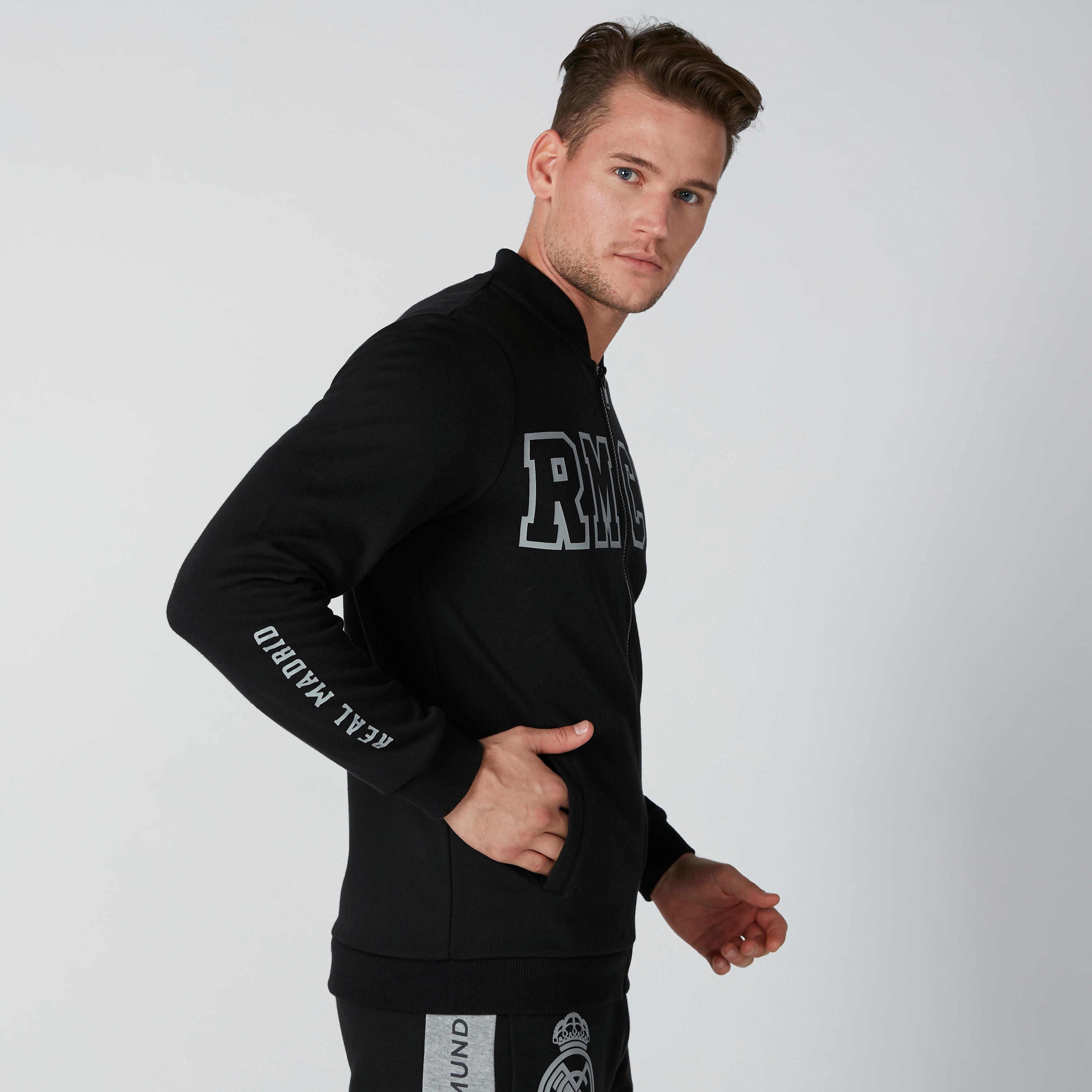Printed Jacket with Long Sleeves and Kangaroo Pockets-men-clothing-jacketsandblazers-jackets-image-4