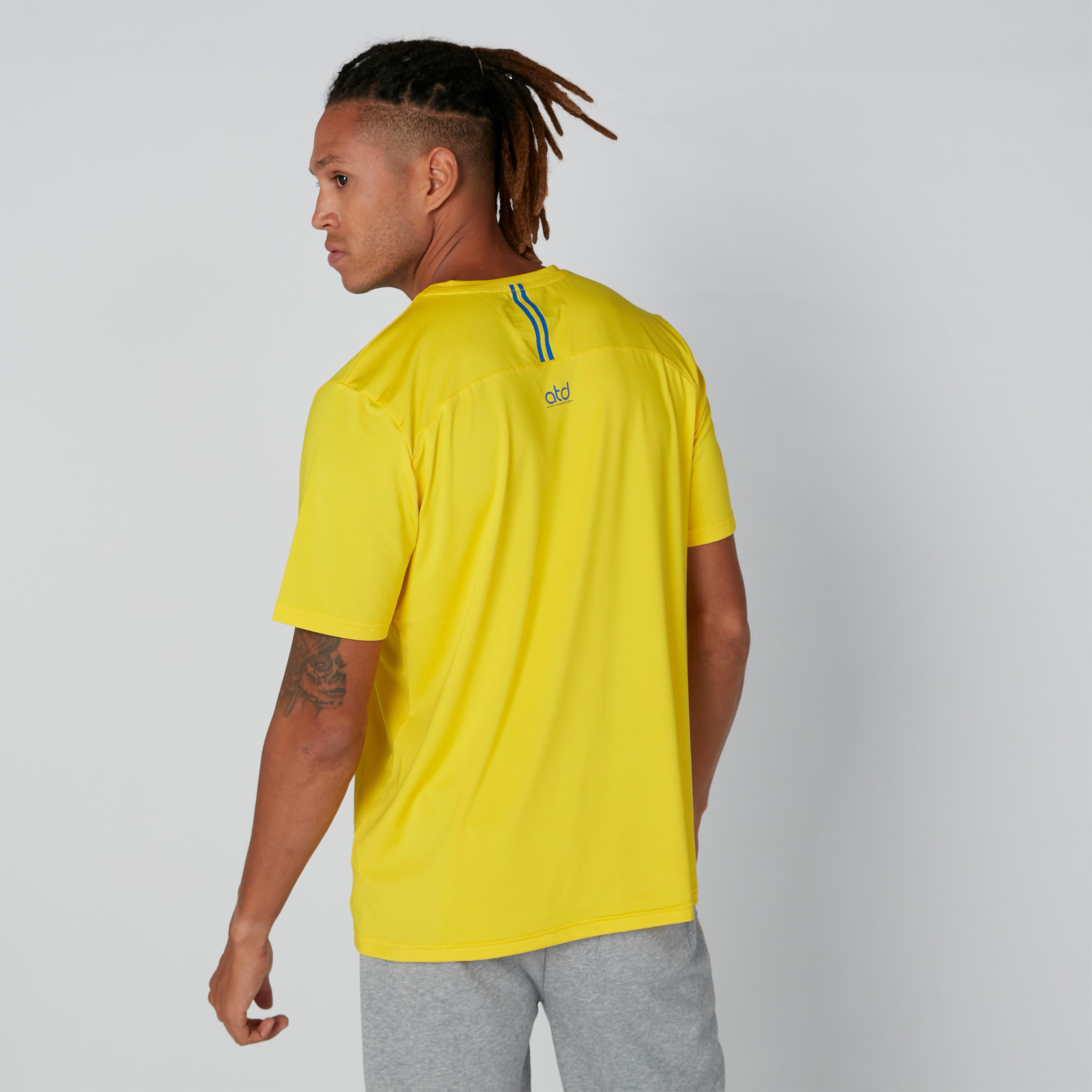 Sustainable Printed T-Shirt with Short Sleeves-men-clothing-sportswearandactivewear-tshirtsandpolos-image-2