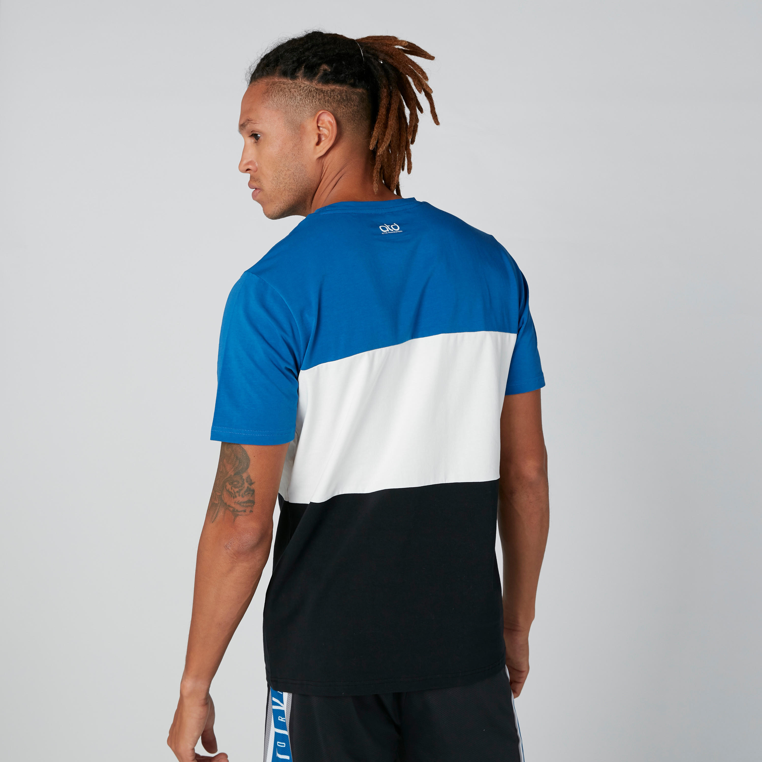 Printed Activewear T-Shirt with Short Sleeves-men-clothing-sportswearandactivewear-tshirtsandpolos-image-2