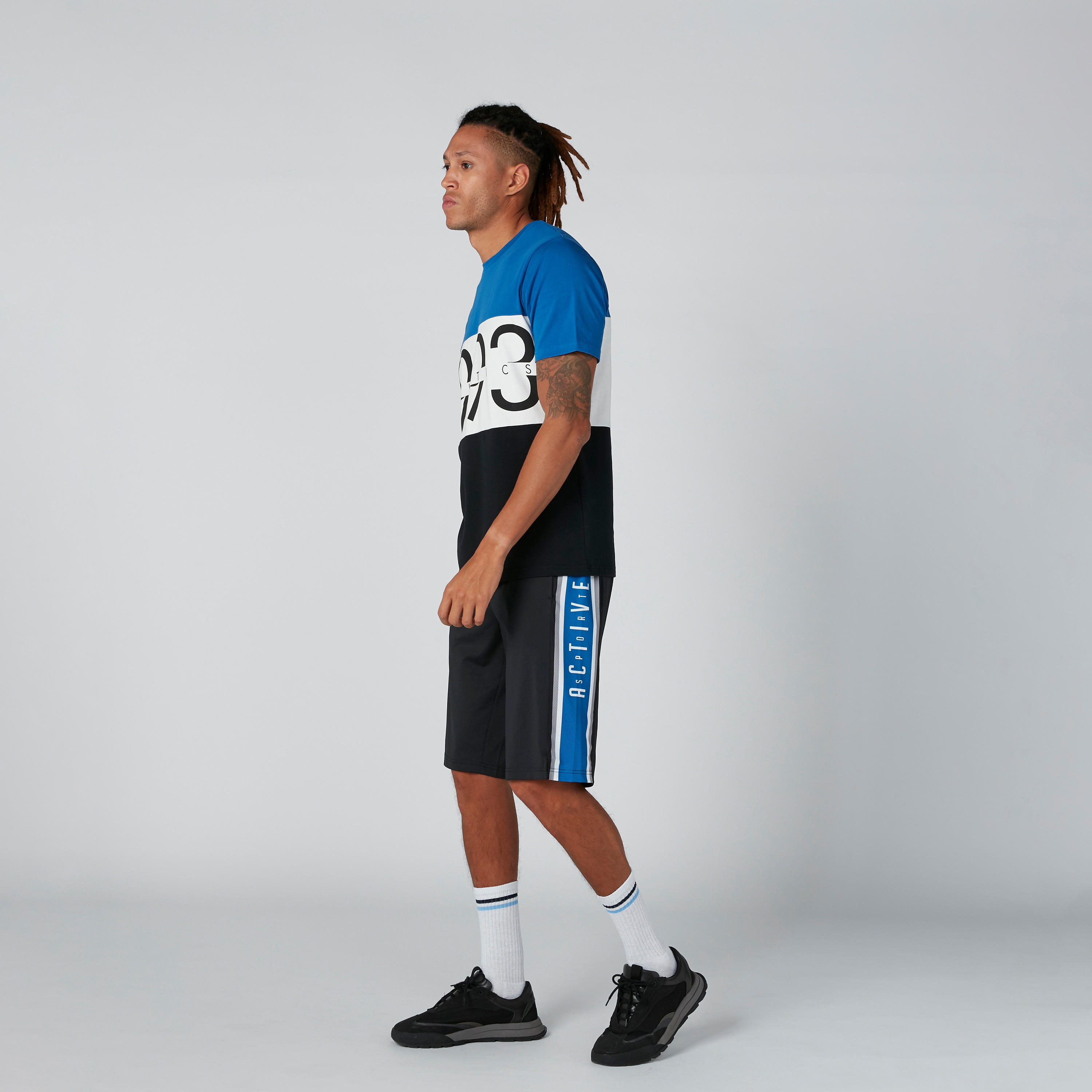 Printed Activewear T-Shirt with Short Sleeves-men-clothing-sportswearandactivewear-tshirtsandpolos-image-3