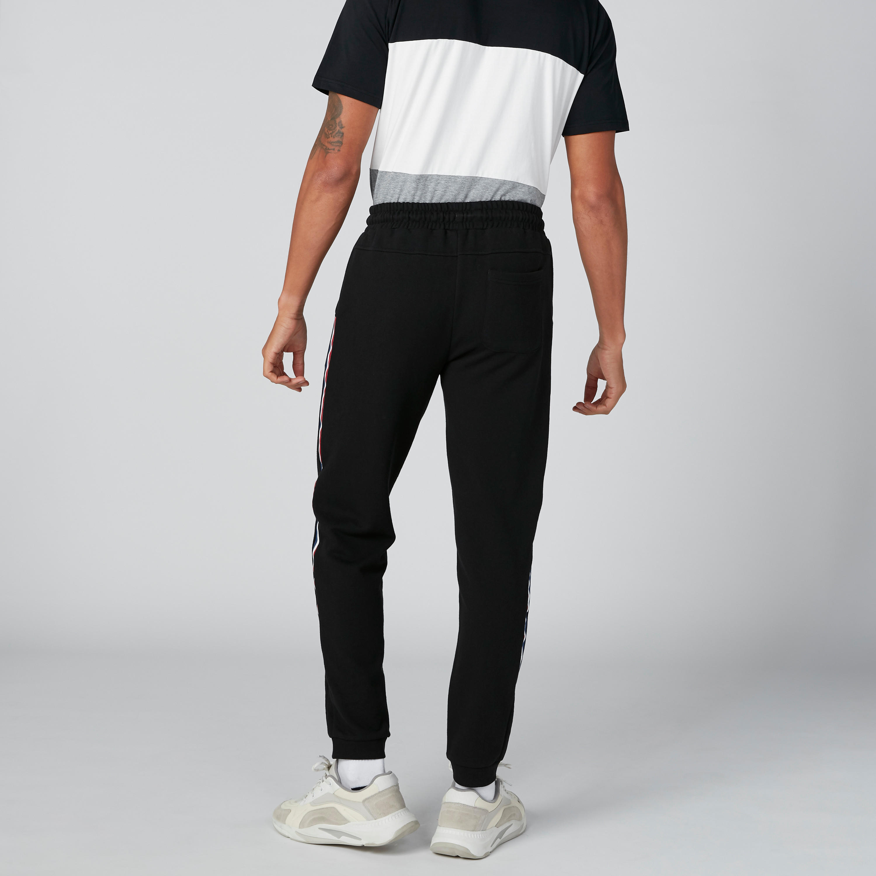 Pocket Detail Mid-Rise Jog Pants in Regular Fit with Side Tape Detail-men-clothing-bottoms-joggers-image-7