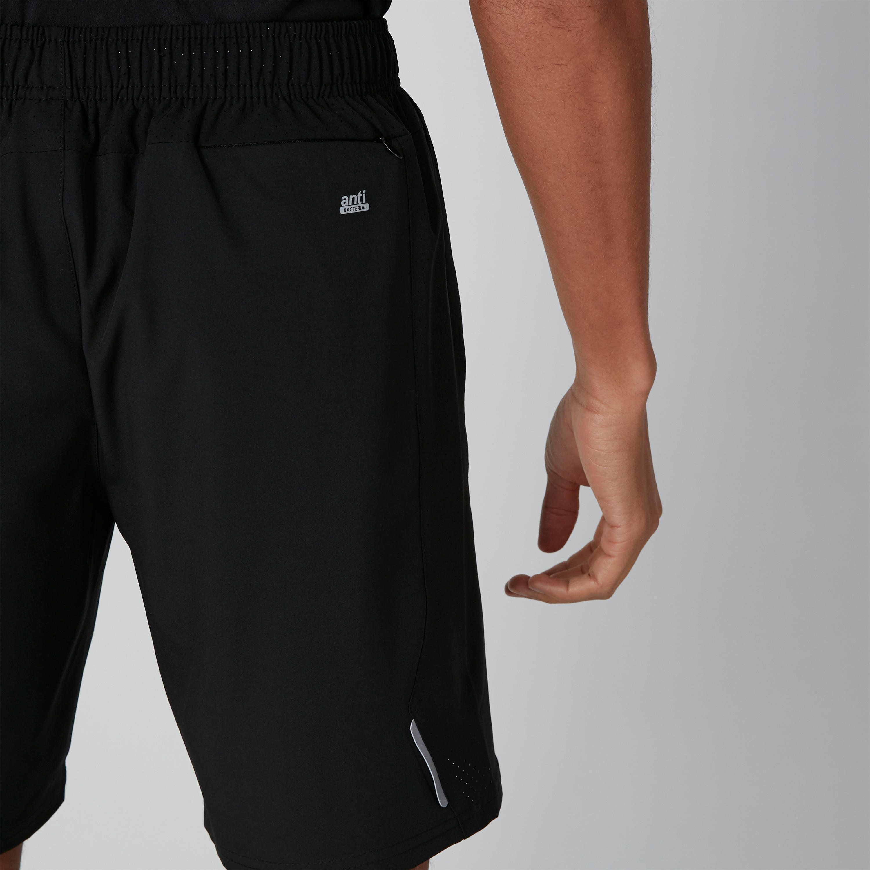 Pocket Detail Activewear Shorts with Elasticised Waistband-men-clothing-sportswearandactivewear-bottoms-image-1