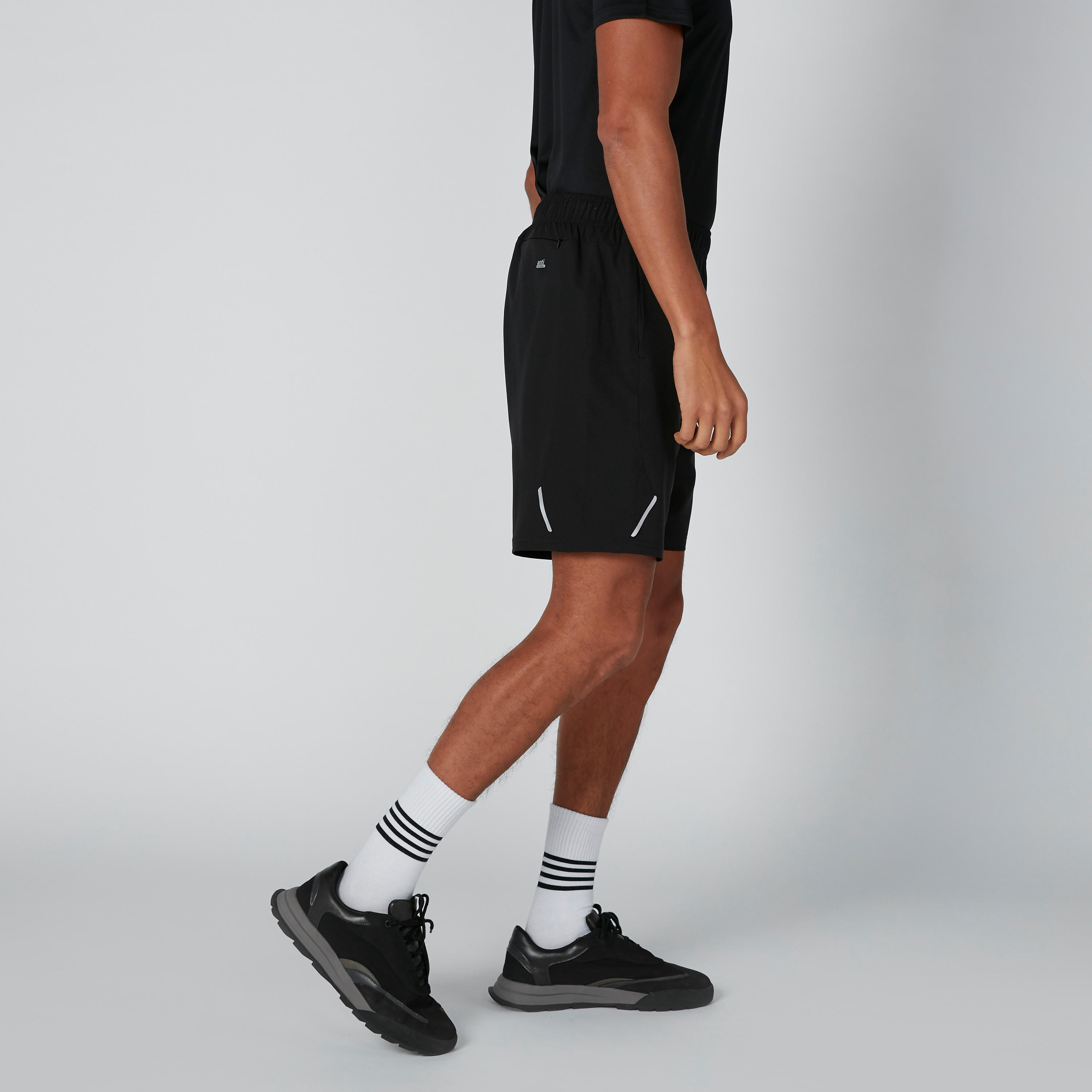 Pocket Detail Activewear Shorts with Elasticised Waistband-men-clothing-sportswearandactivewear-bottoms-image-5