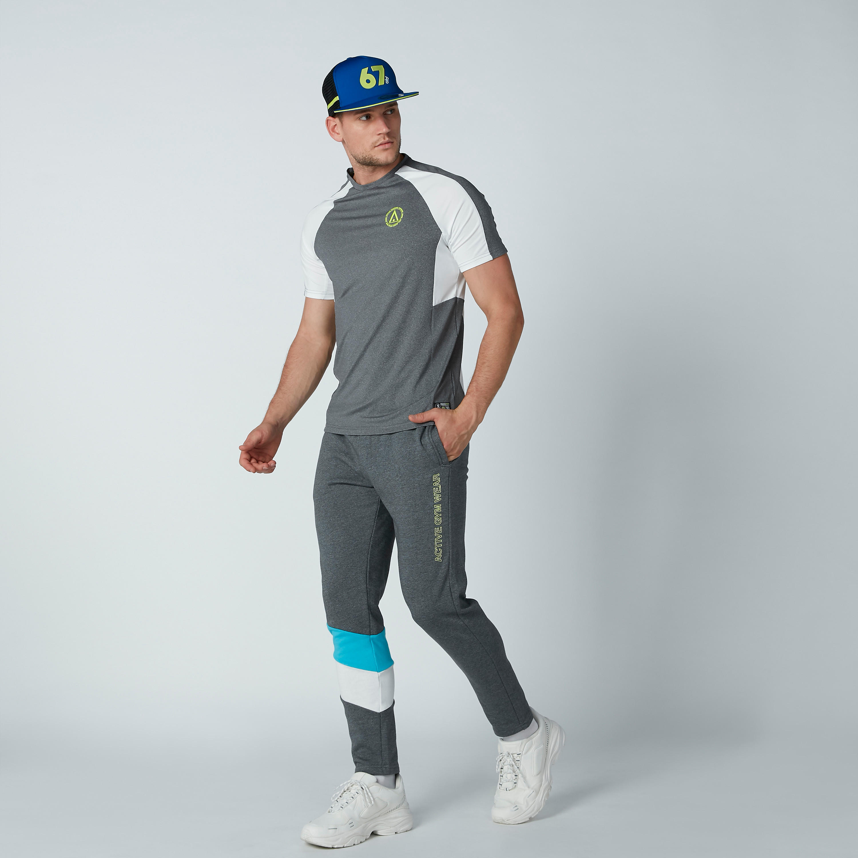Text Printed Slim-Fit T-shirt with Raglan Sleeves-men-clothing-sportswearandactivewear-tshirtsandpolos-image-3