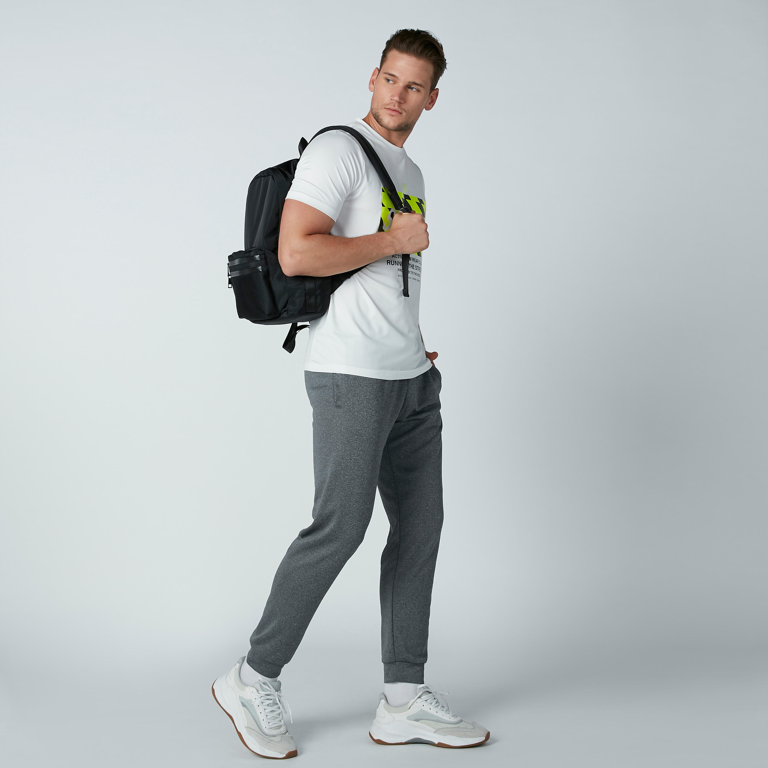 Printed T-shirt with Short Sleeves and Round Neck-men-clothing-sportswearandactivewear-tshirtsandpolos-image-1