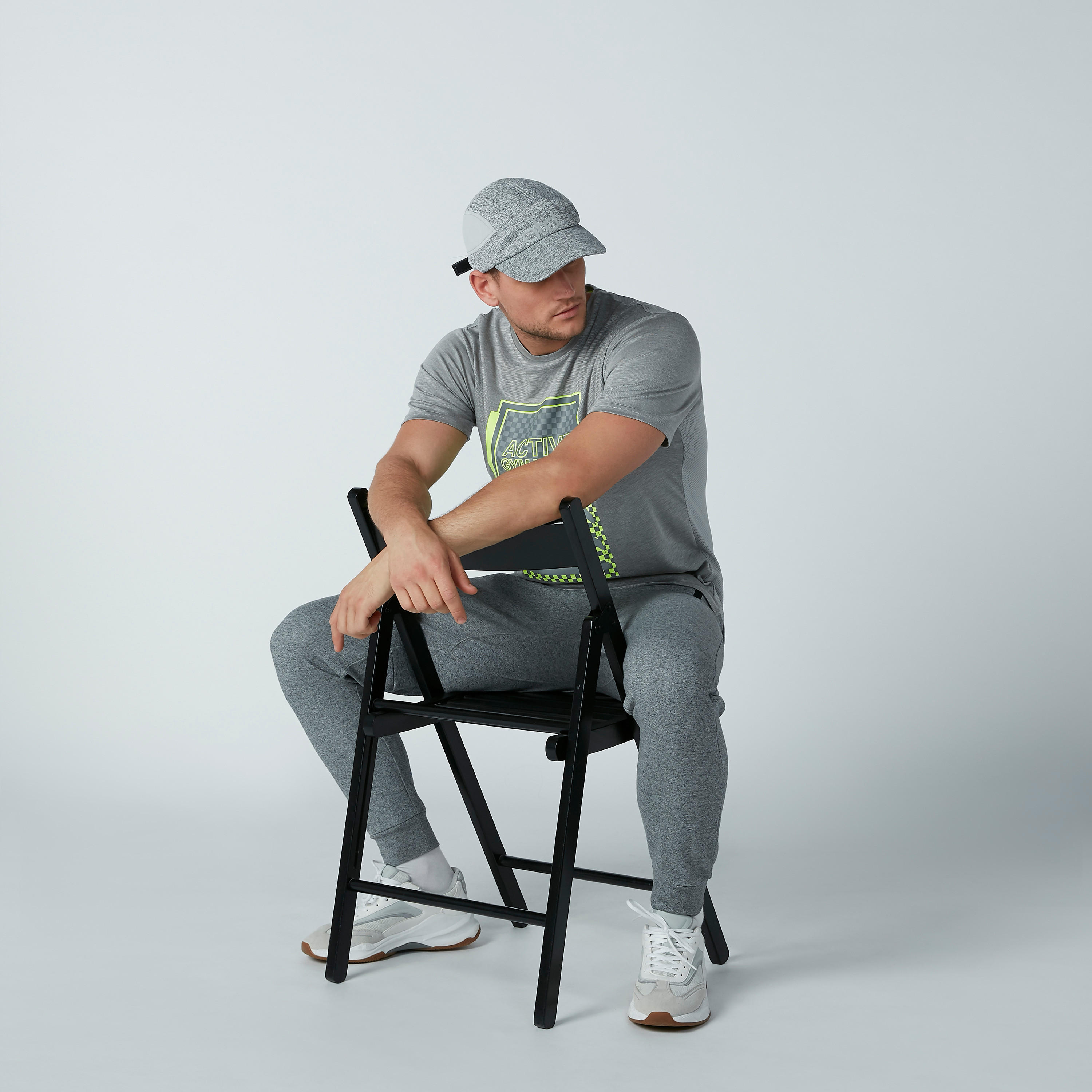 Printed Slim-Fit T-shirt with Short Sleeves and Step Hem-men-clothing-sportswearandactivewear-tshirtsandpolos-image-3