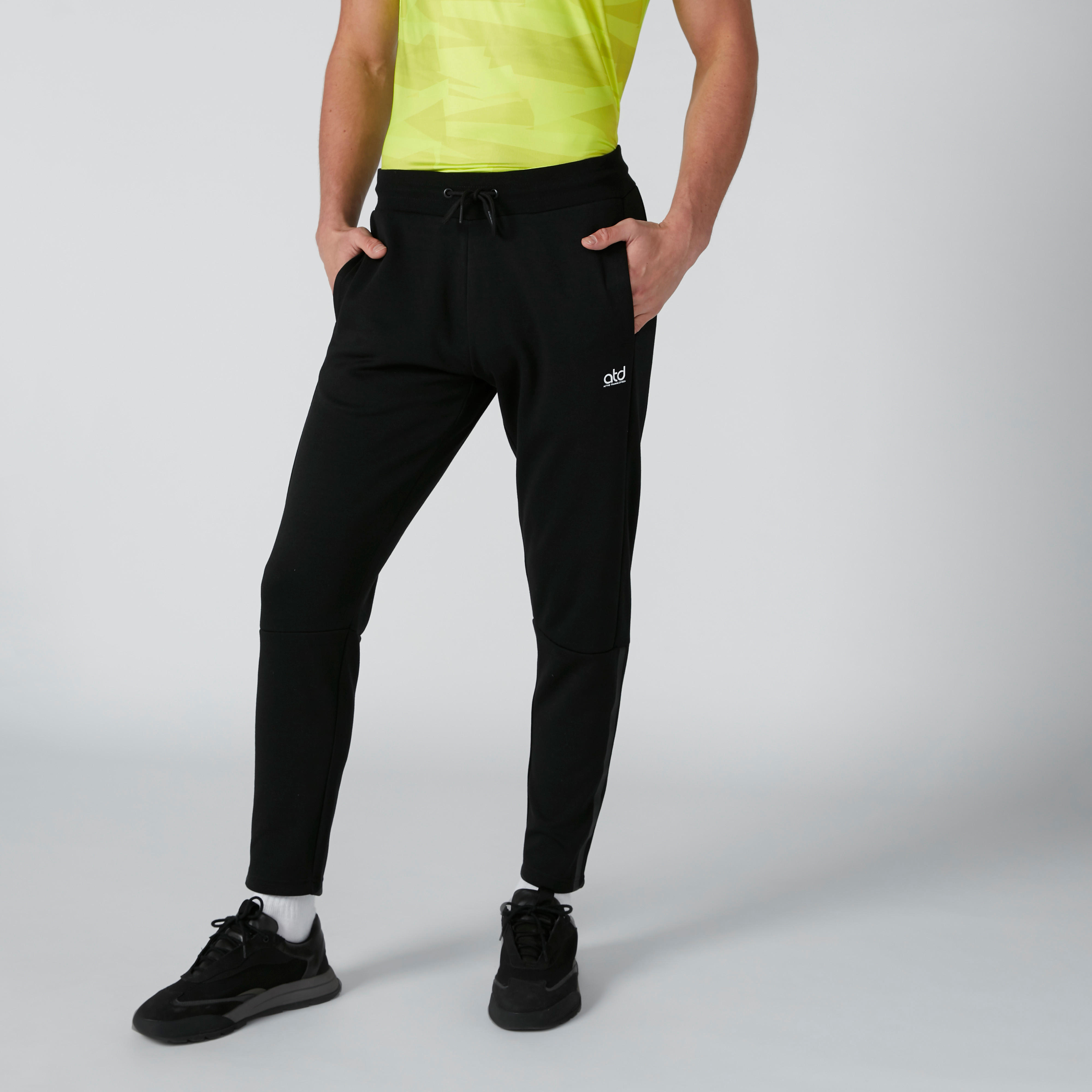 بنطال رياضي طويل برباط وجيوب-men-clothing-sportswearandactivewear-bottoms-image-1