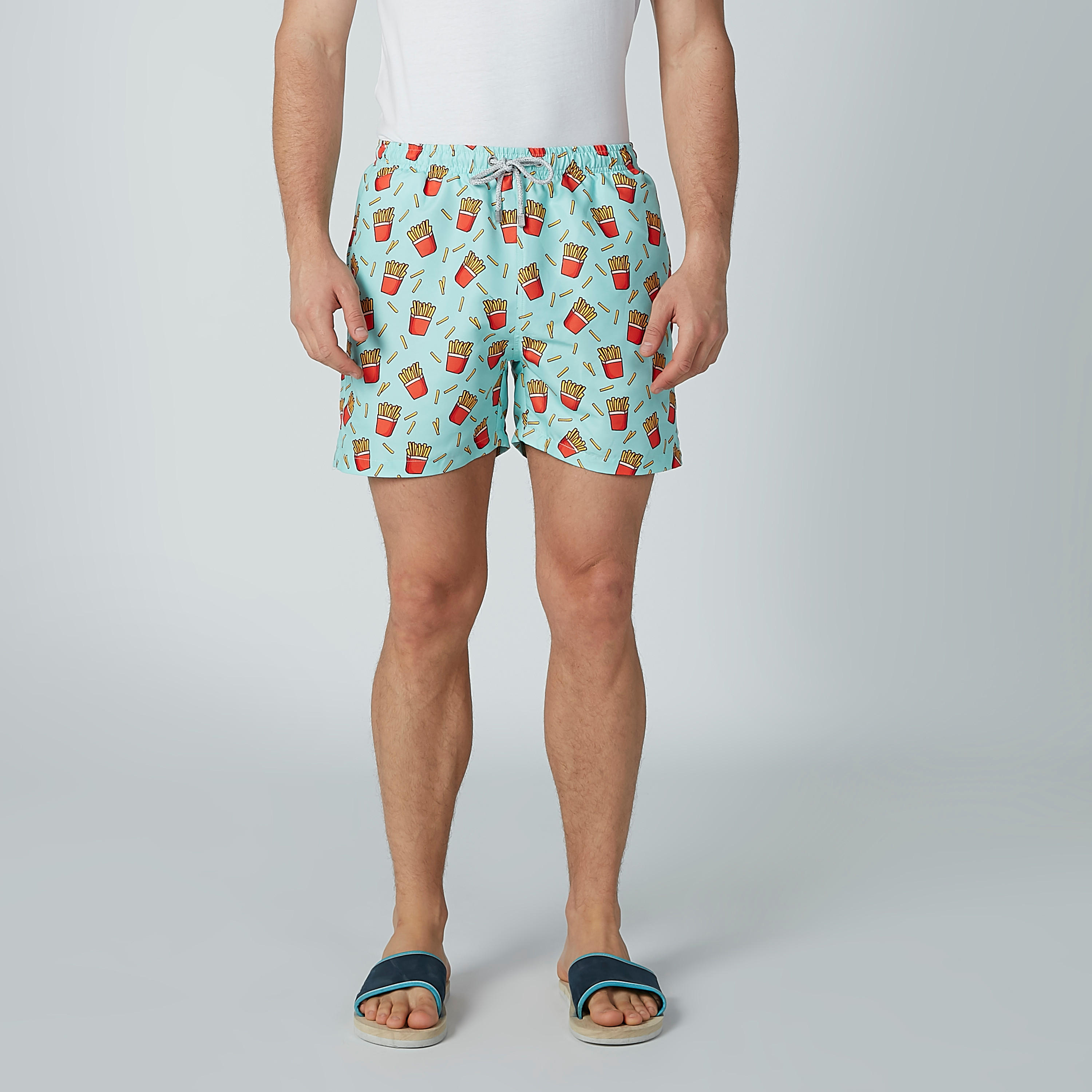 شورت برباط وجيوب وطبعات فرايز-men-clothing-bottoms-shorts-image-2