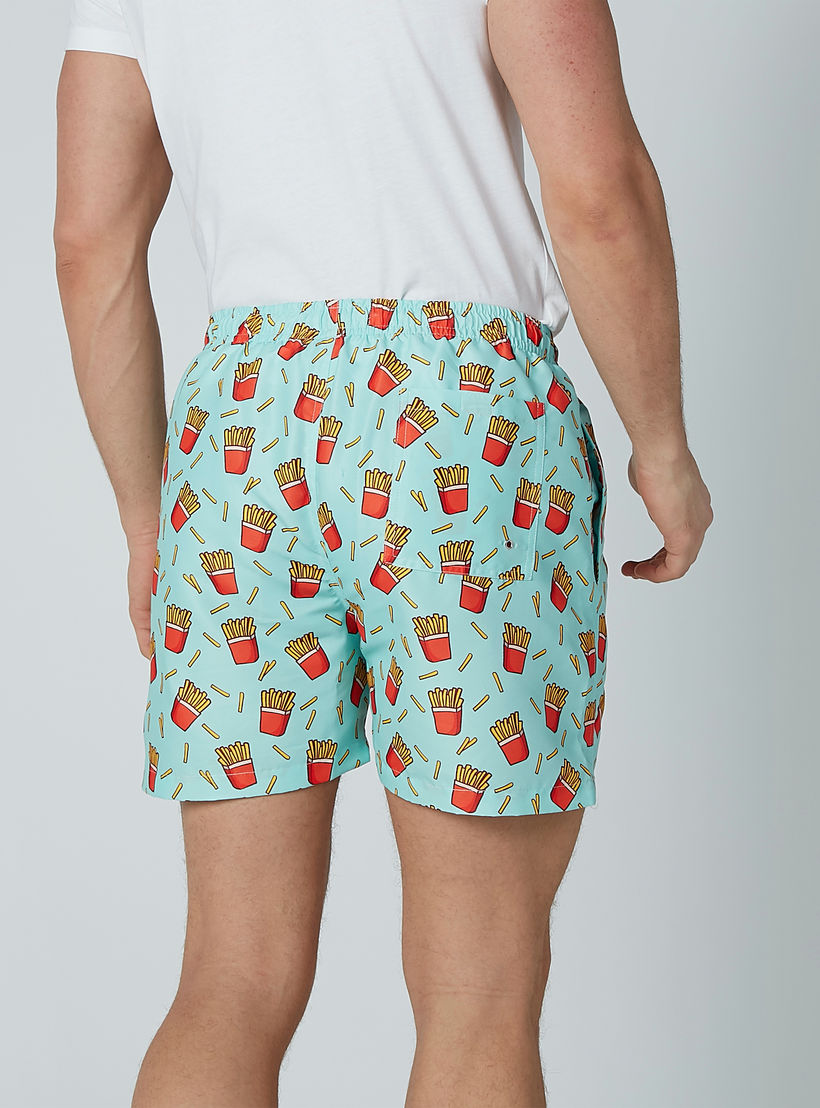 شورت برباط وجيوب وطبعات فرايز-men-clothing-bottoms-shorts-image-4