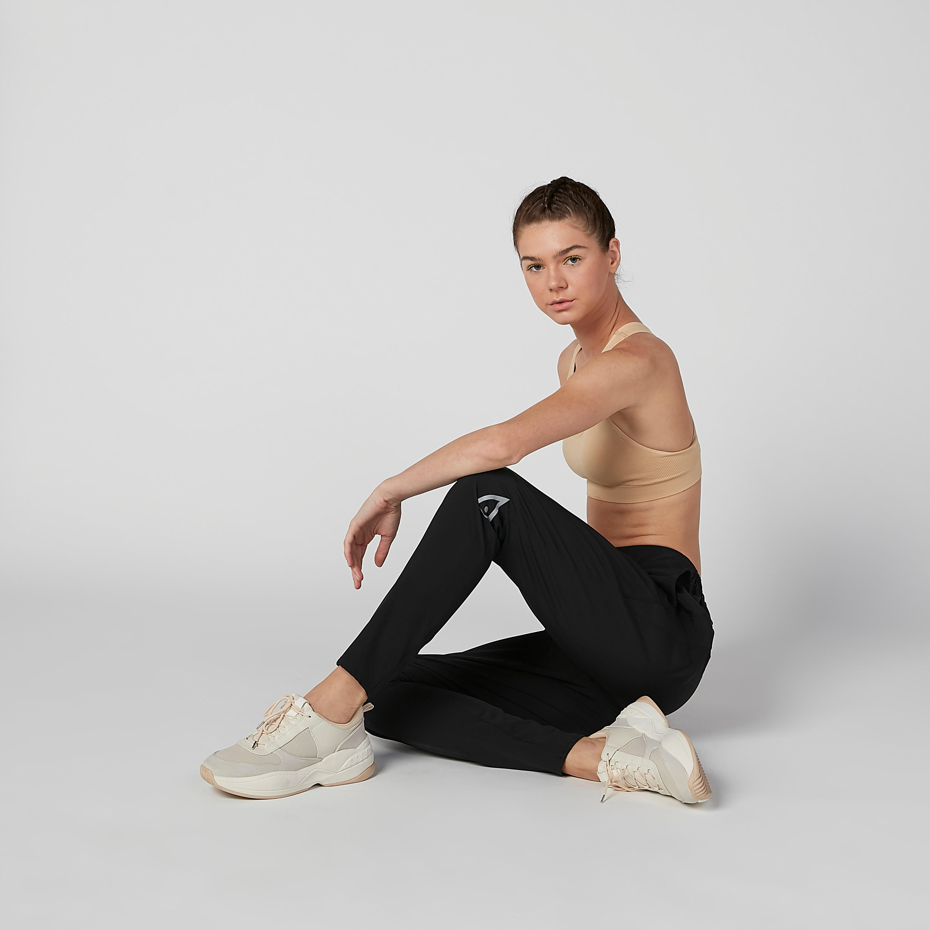 Printed Track Pants with Pocket Detail and Elasticised Waistband-women-clothing-bottoms-joggers-image-1